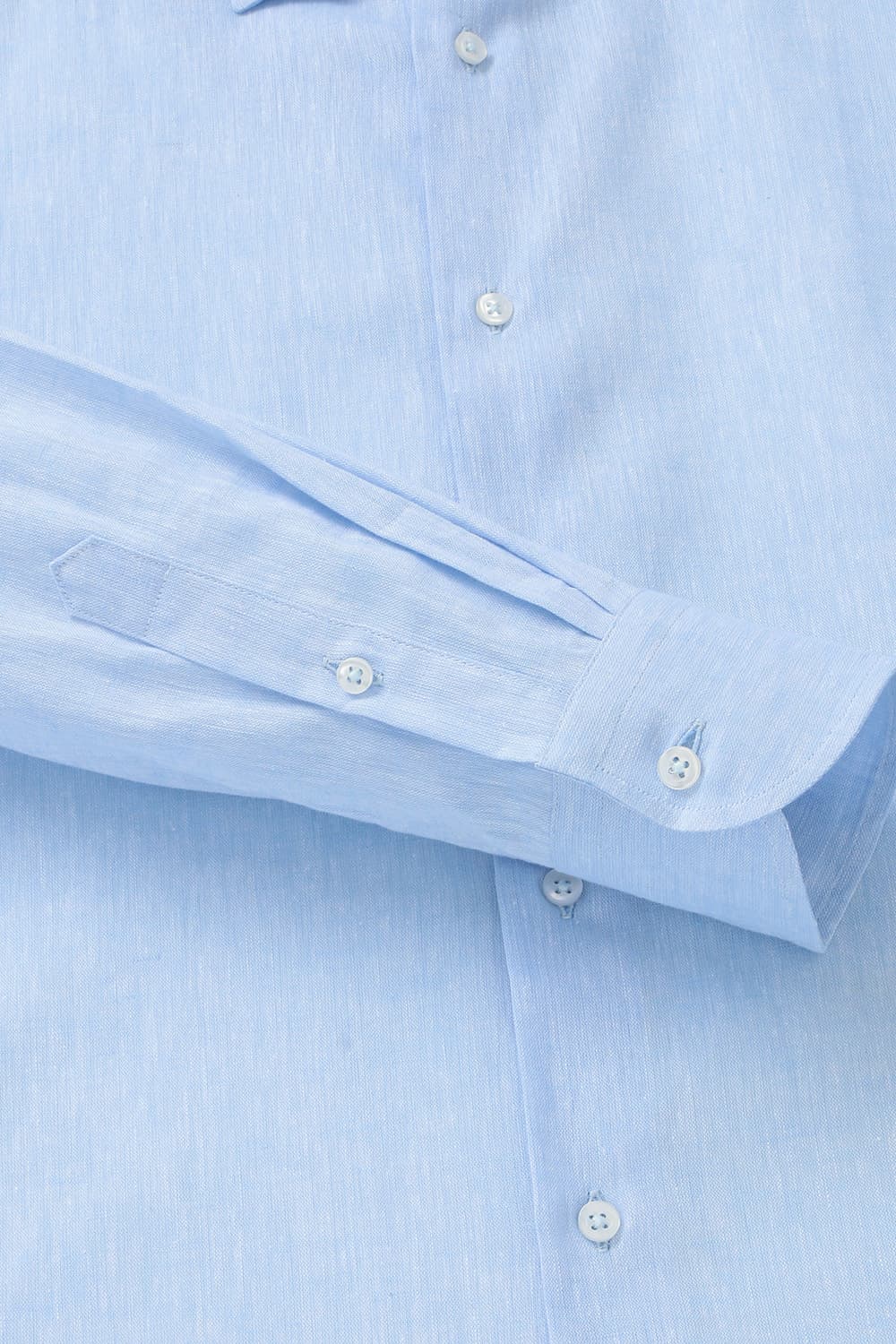 린넨 혼방 베이직 807 라이트블루 셔츠
