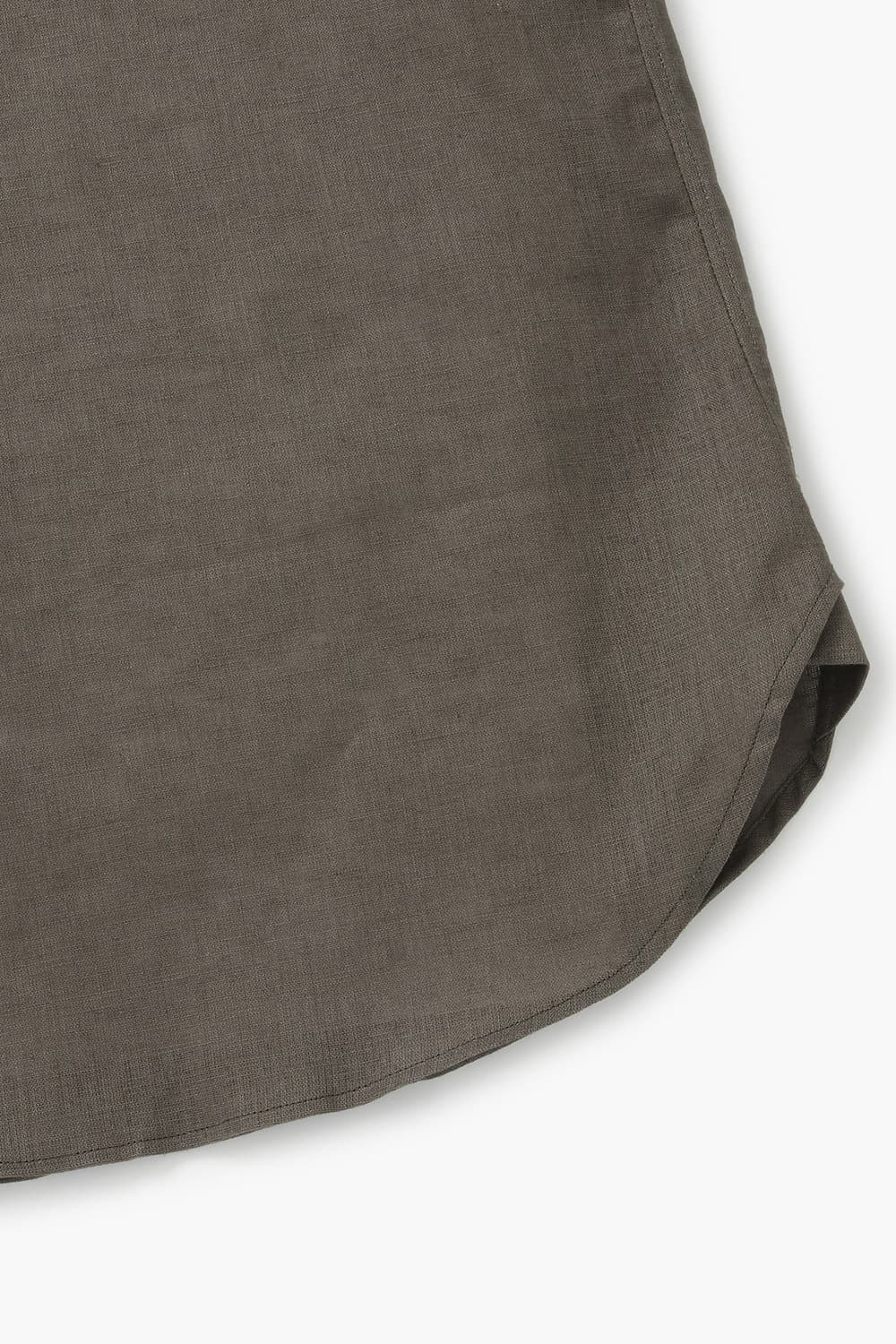 린넨 혼방 베이직 806 다크브라운 셔츠