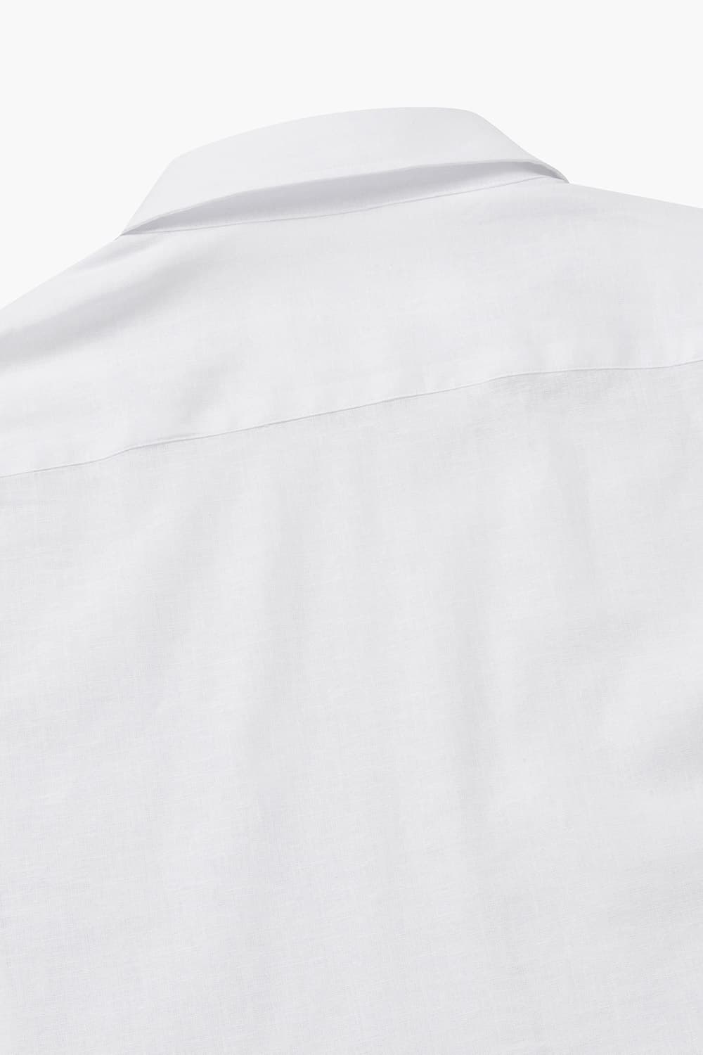 린넨 혼방 베이직 806 화이트 셔츠