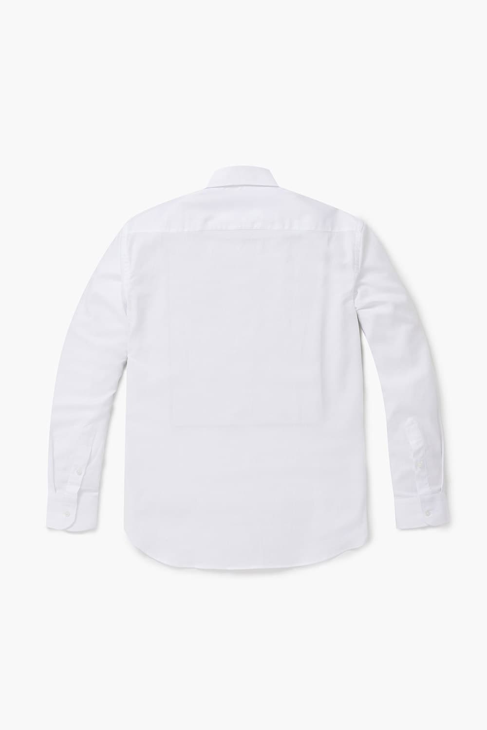 코튼 베이직 도비 802 화이트 셔츠