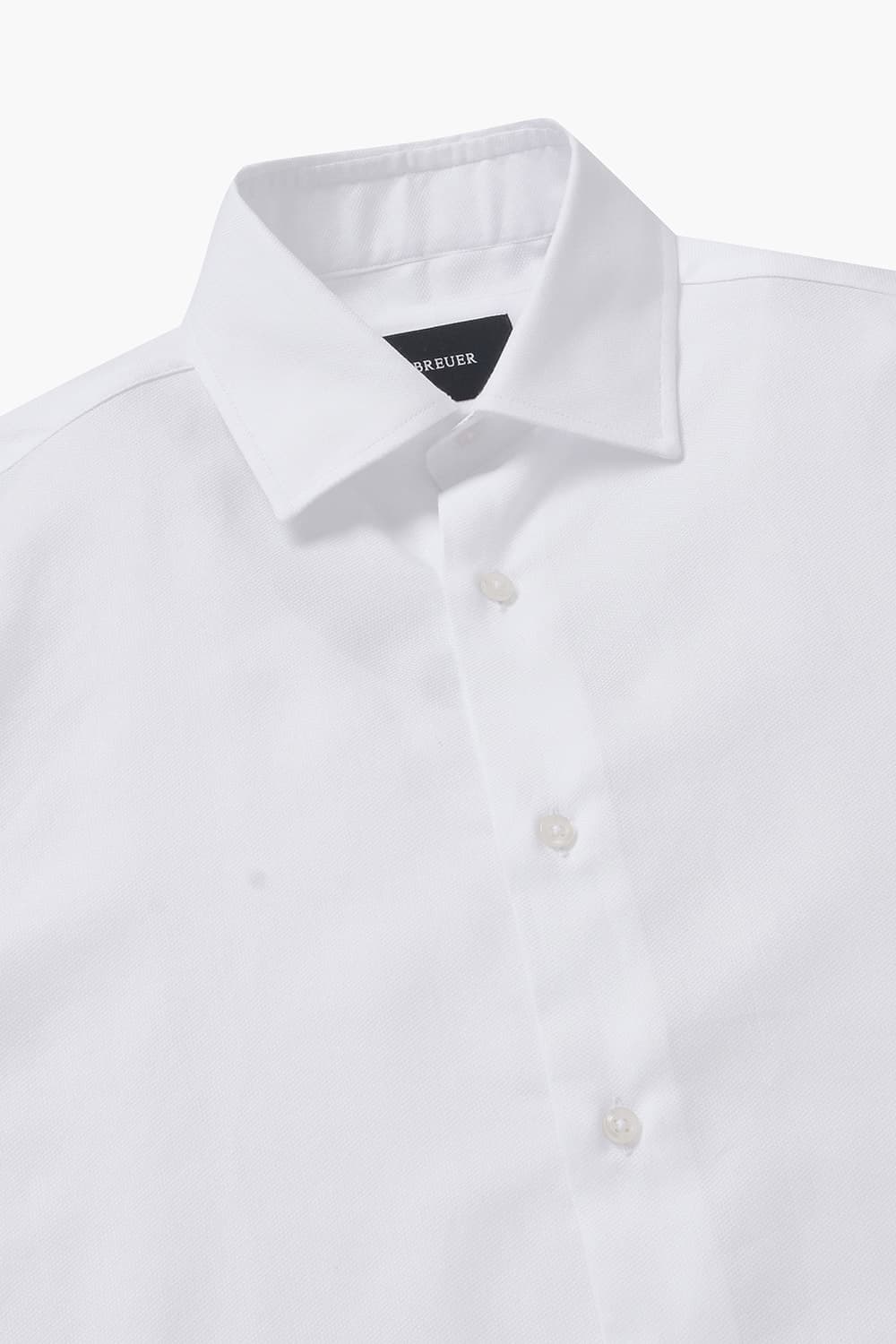 코튼 베이직 도비 802 화이트 셔츠