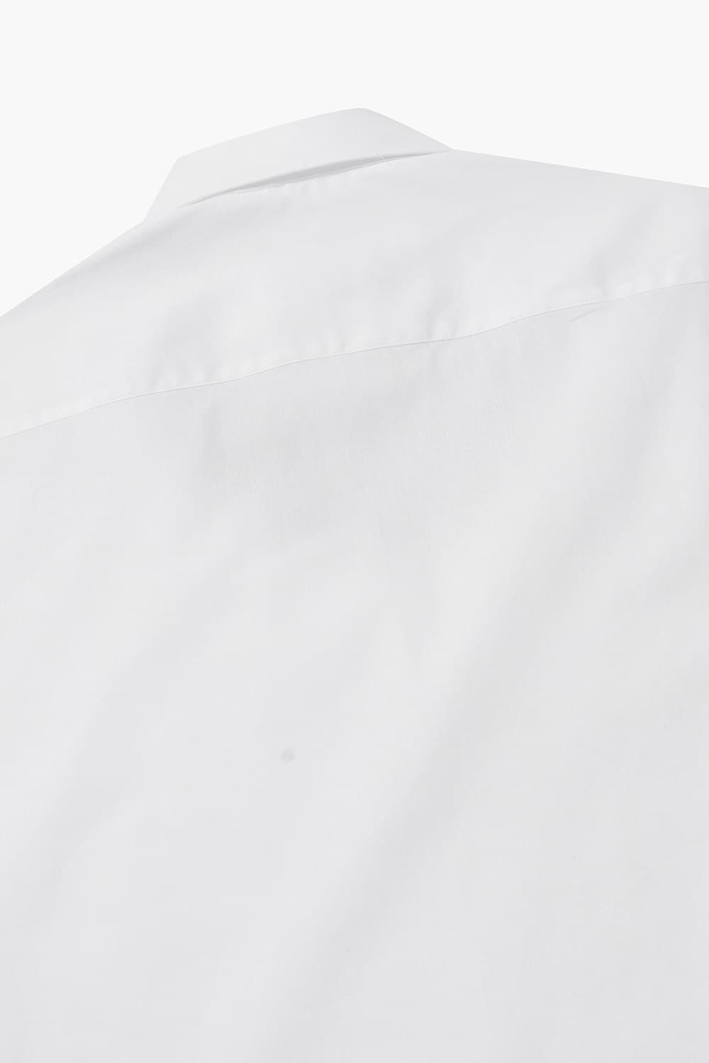 코튼 베이직 도비 801 화이트 셔츠