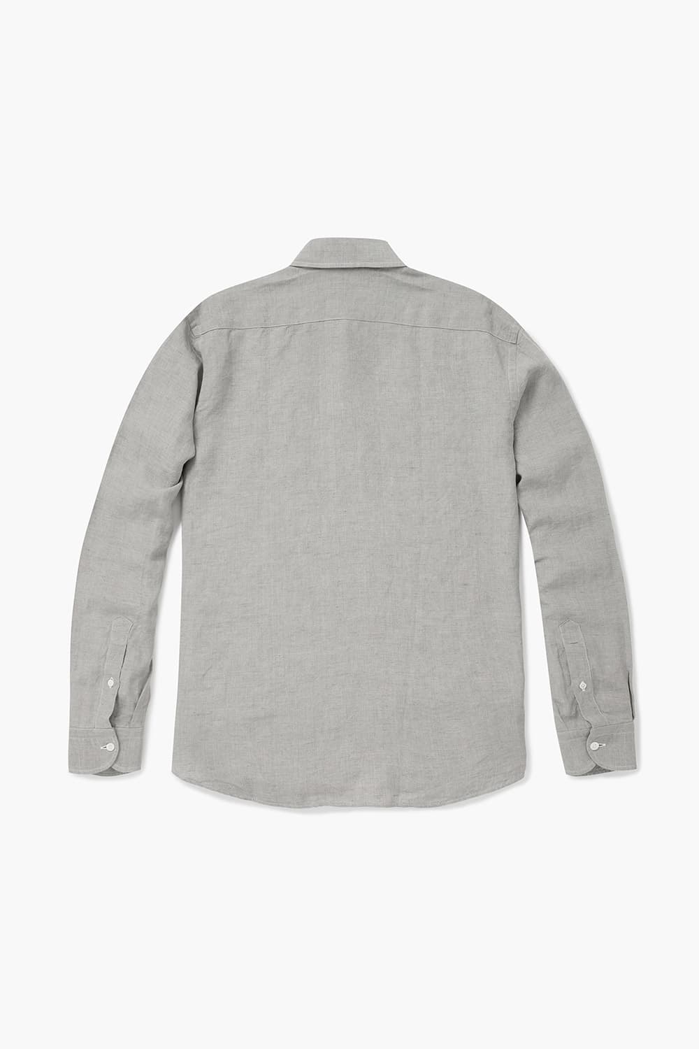 린넨 베이직 308 그레이 셔츠