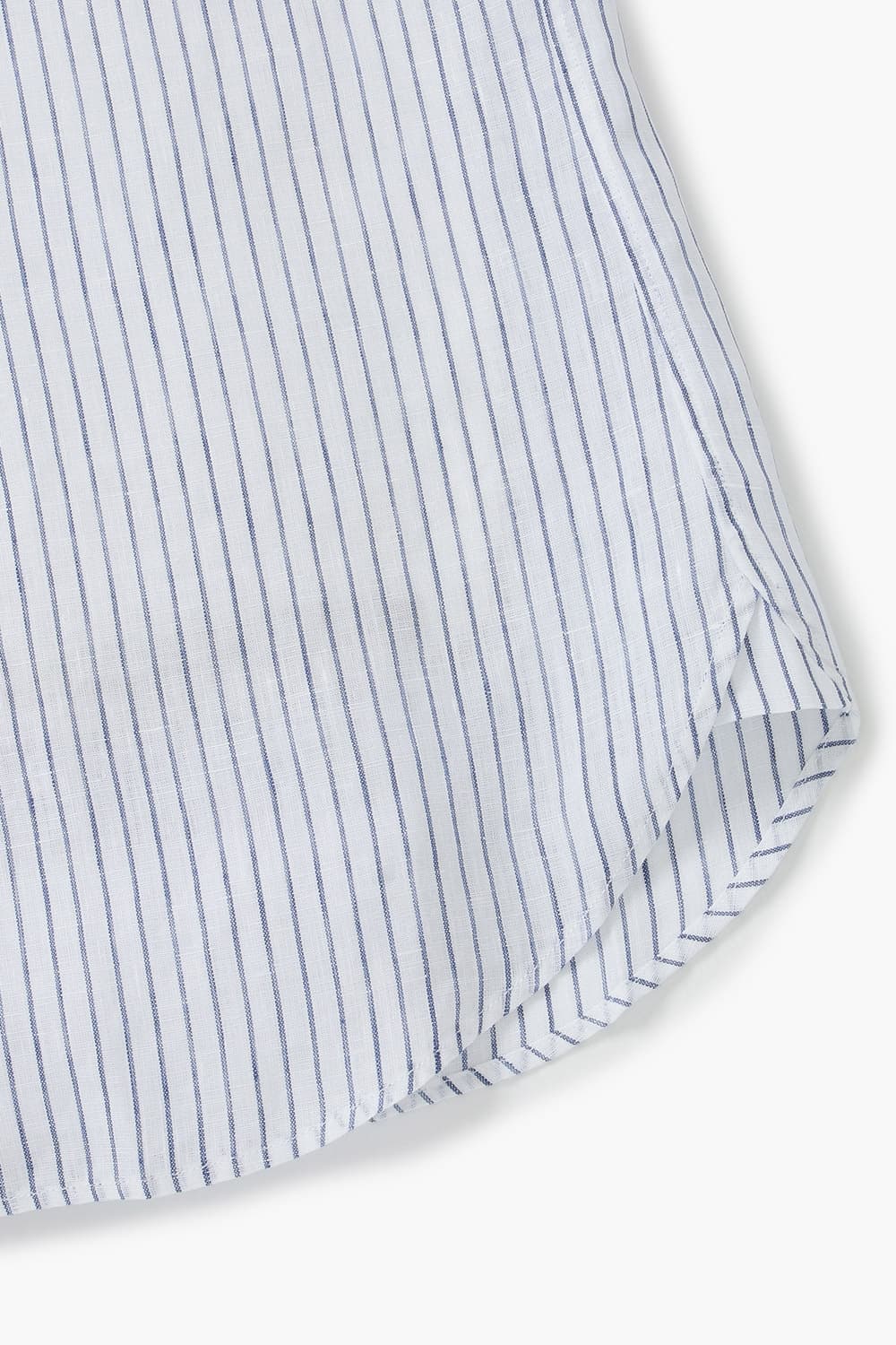 린넨 스트라이프 306 블루 셔츠