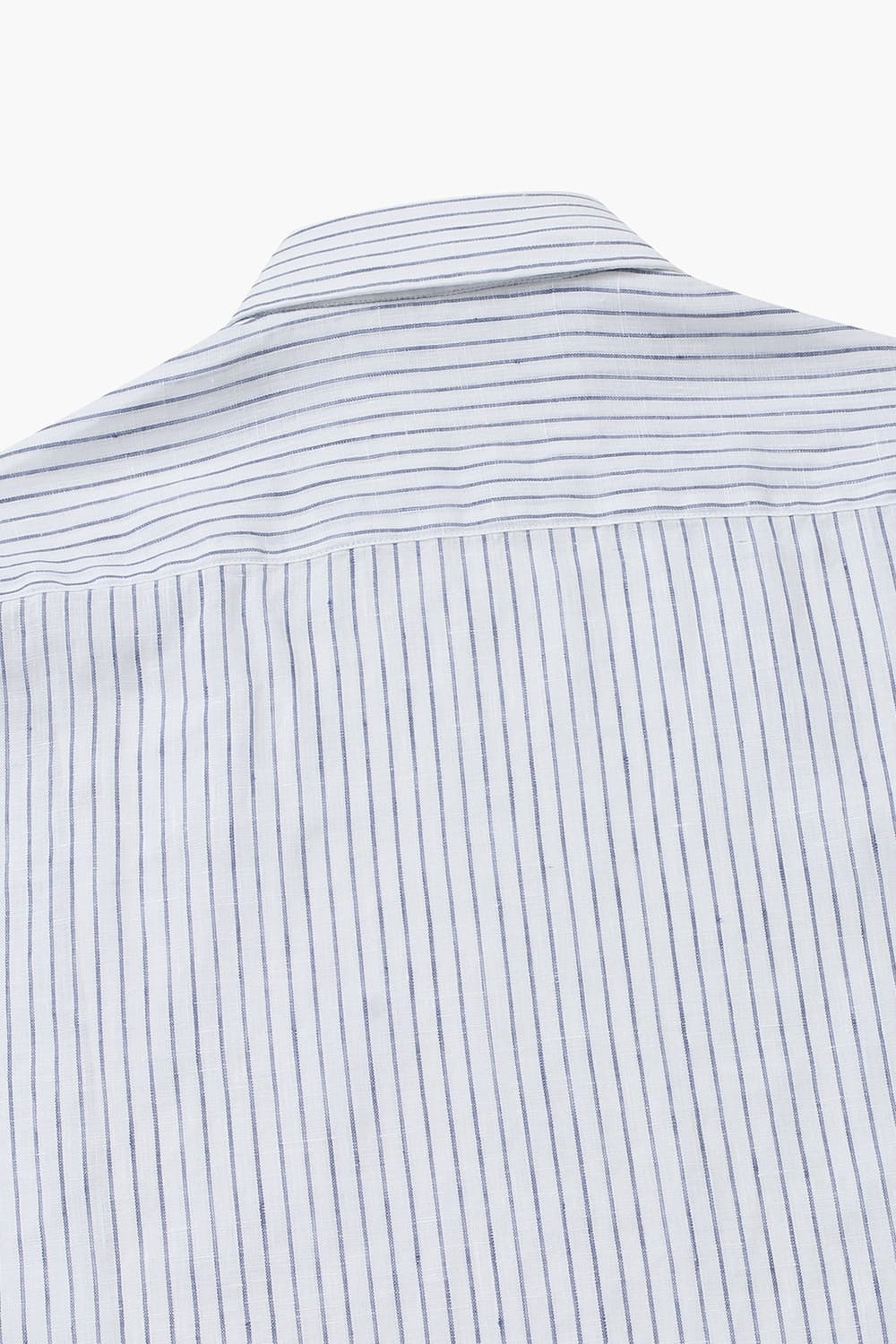 린넨 스트라이프 306 블루 셔츠