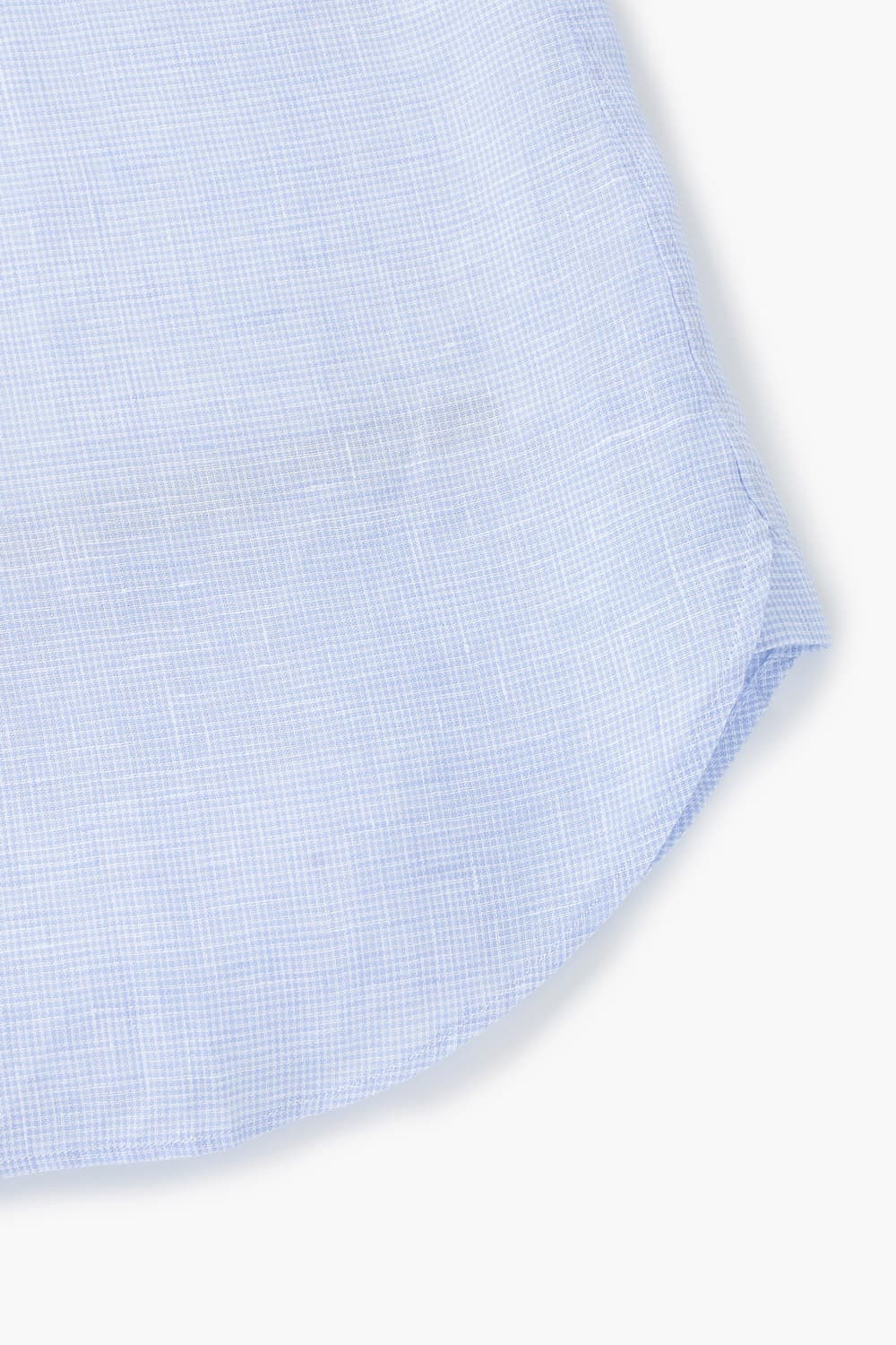 린넨 마이크로 하운드투스 305 라이트블루 셔츠