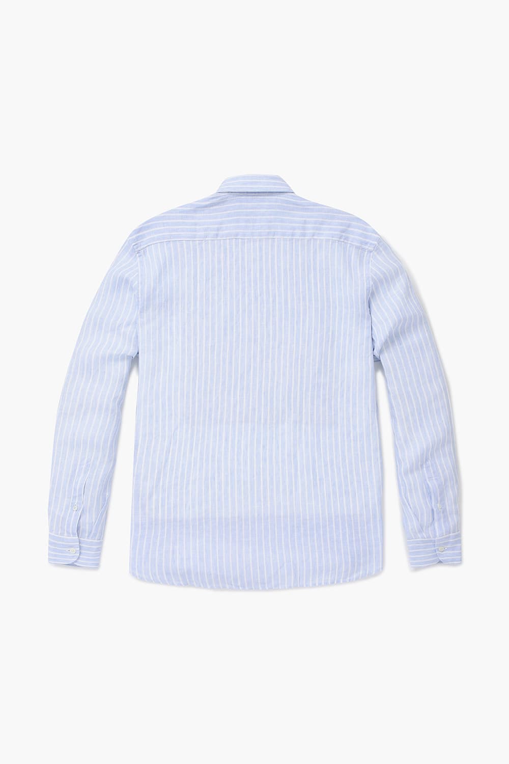 린넨 스트라이프 304 라이트블루 셔츠