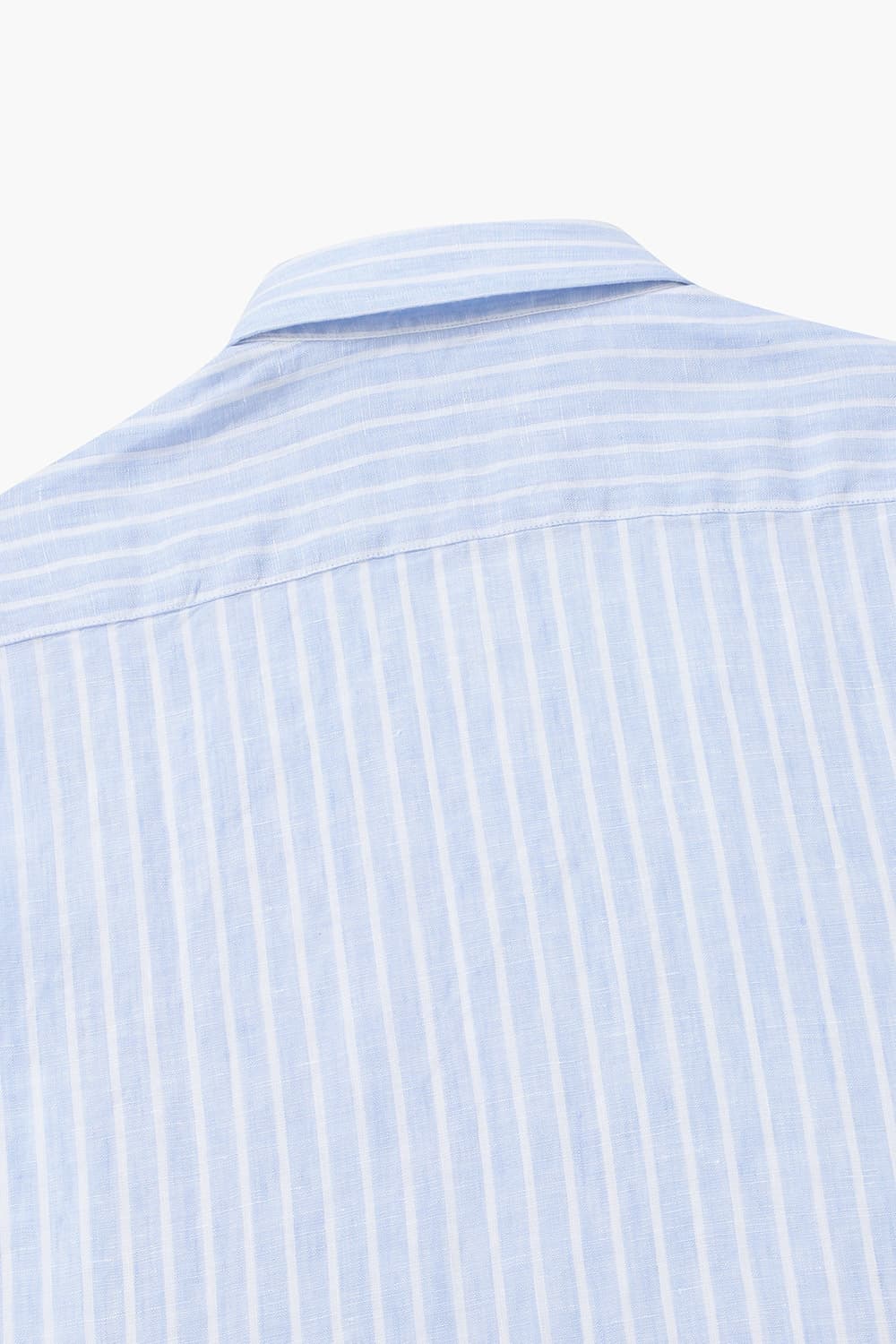 린넨 스트라이프 304 라이트블루 셔츠