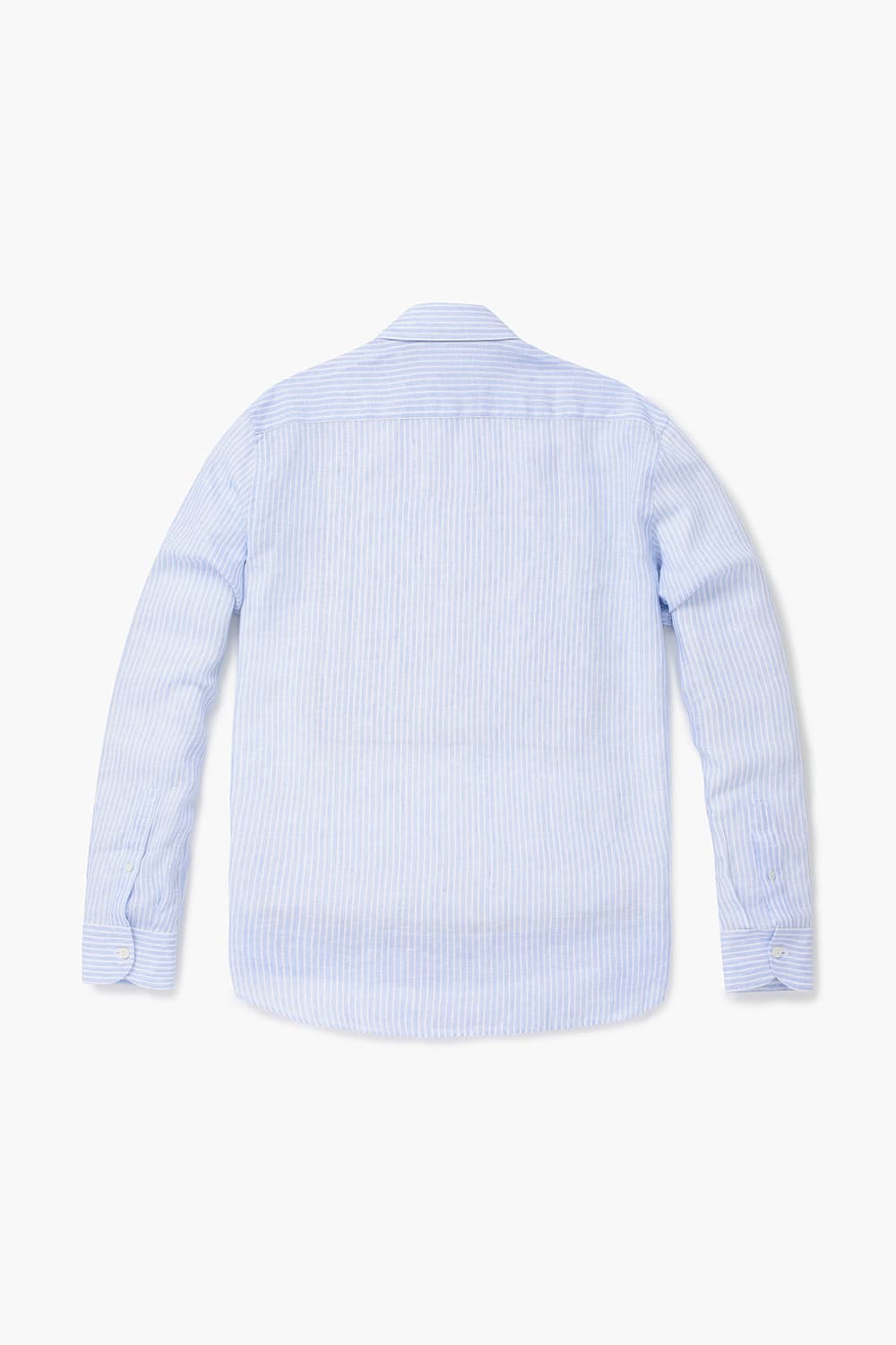 린넨 스트라이프 303 라이트블루 셔츠