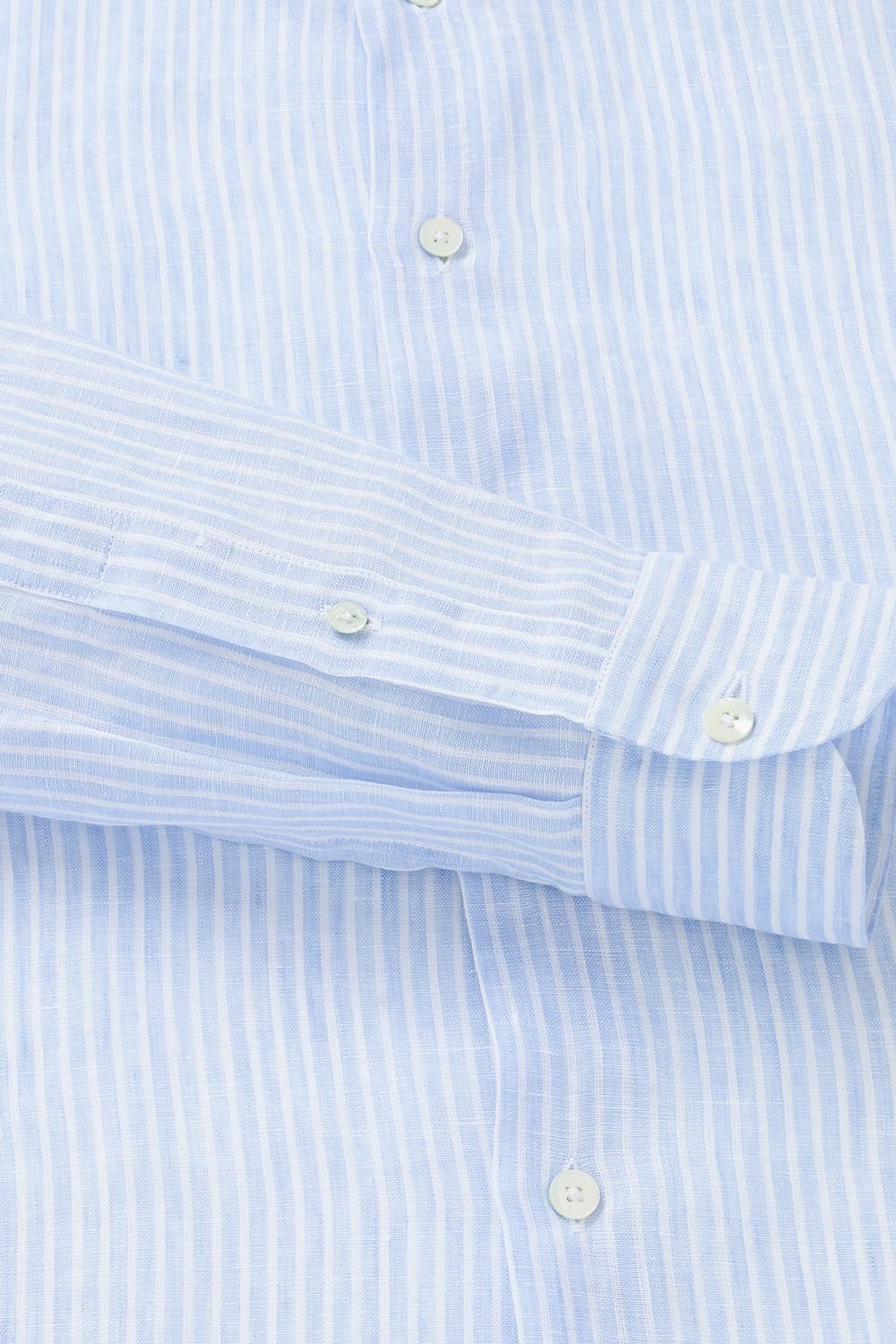 린넨 스트라이프 303 라이트블루 셔츠