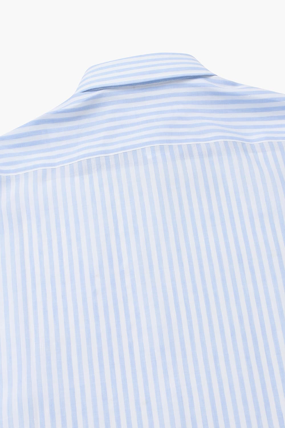 린넨 혼방 스트라이프 302 라이트블루 셔츠