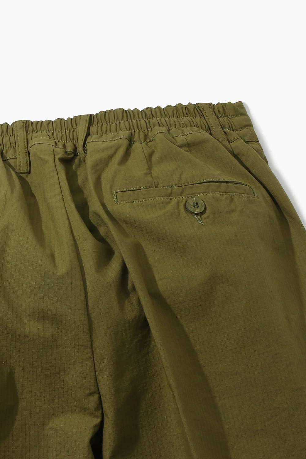 코튼 드로우스트링 세미와이드 804 그린 팬츠