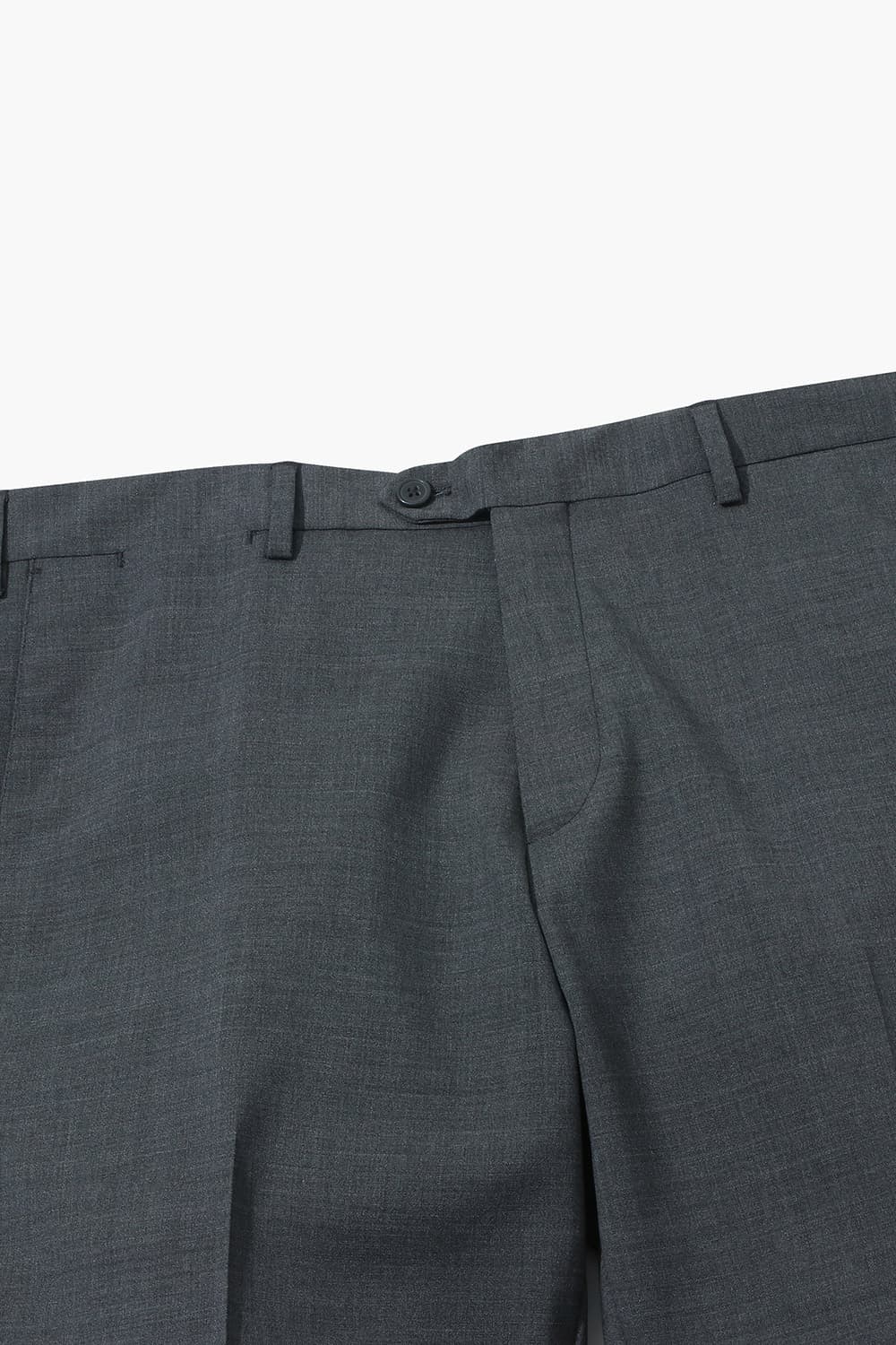 울 테이퍼드 801 다크그레이 팬츠