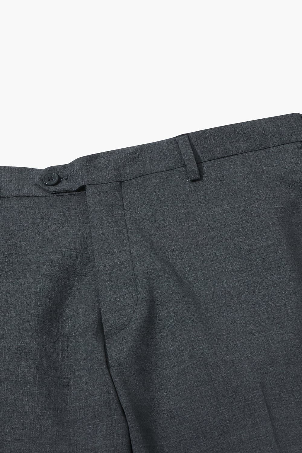 울 테이퍼드 801 다크그레이 팬츠