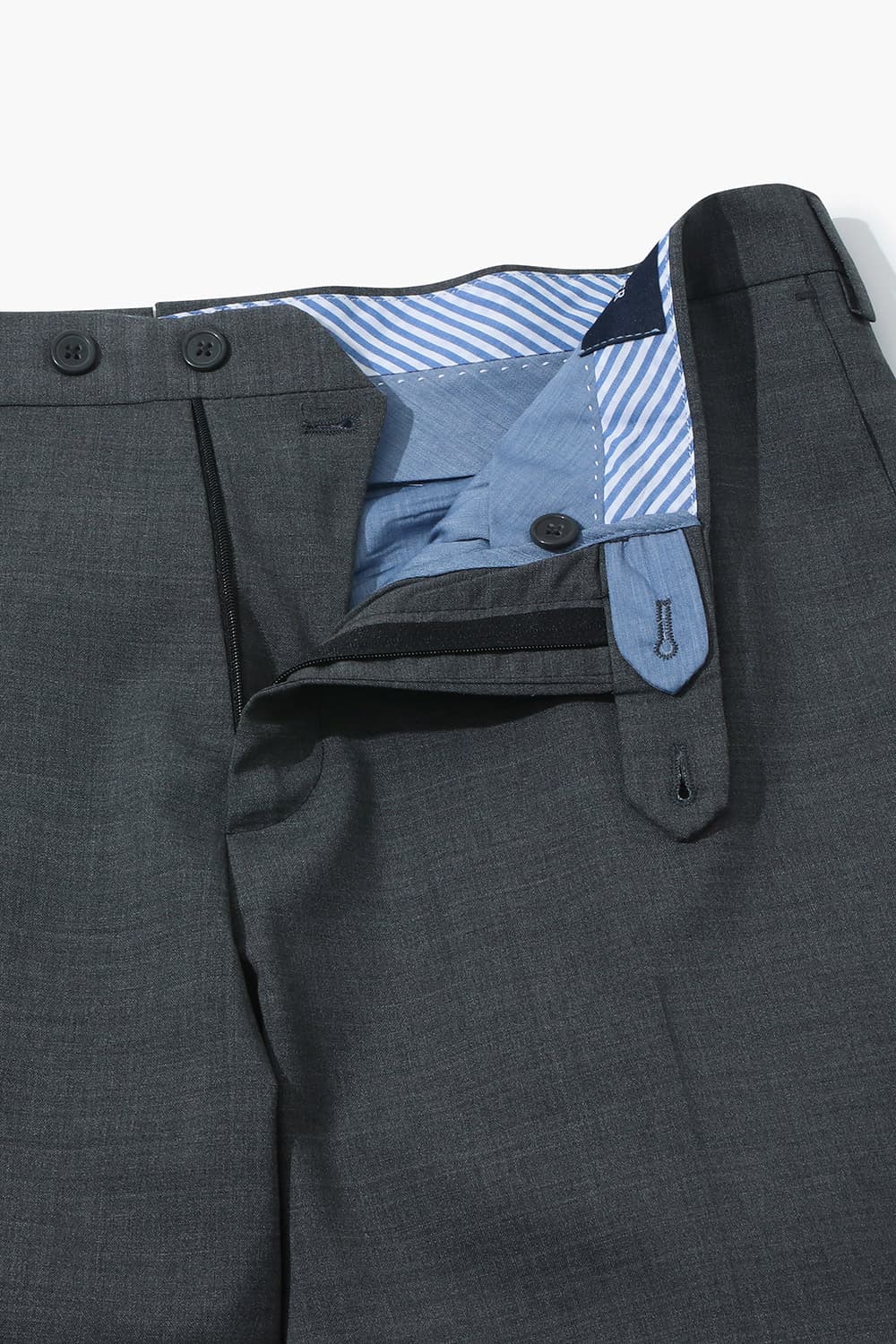 울 테이퍼드 801 다크그레이 팬츠