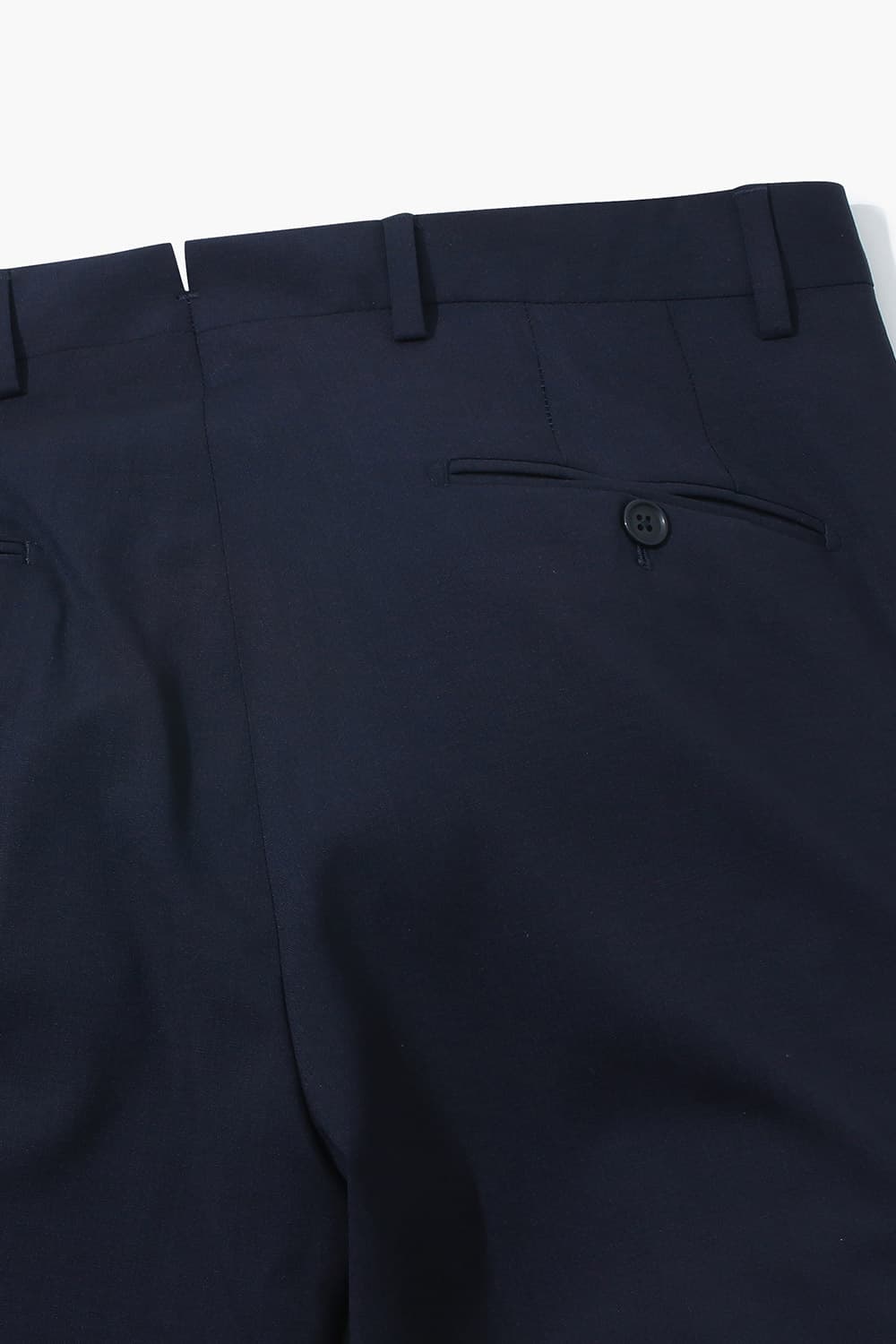 울 테이퍼드 801 다크네이비 팬츠