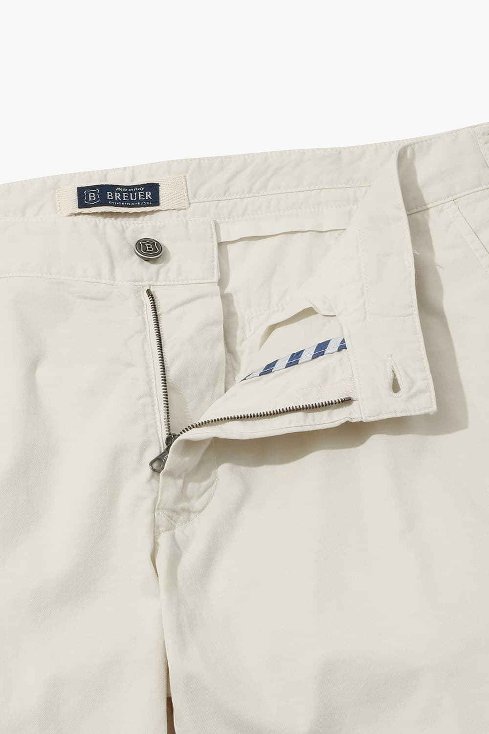 린넨 혼방 슬림 302 아이보리 캐주얼 팬츠