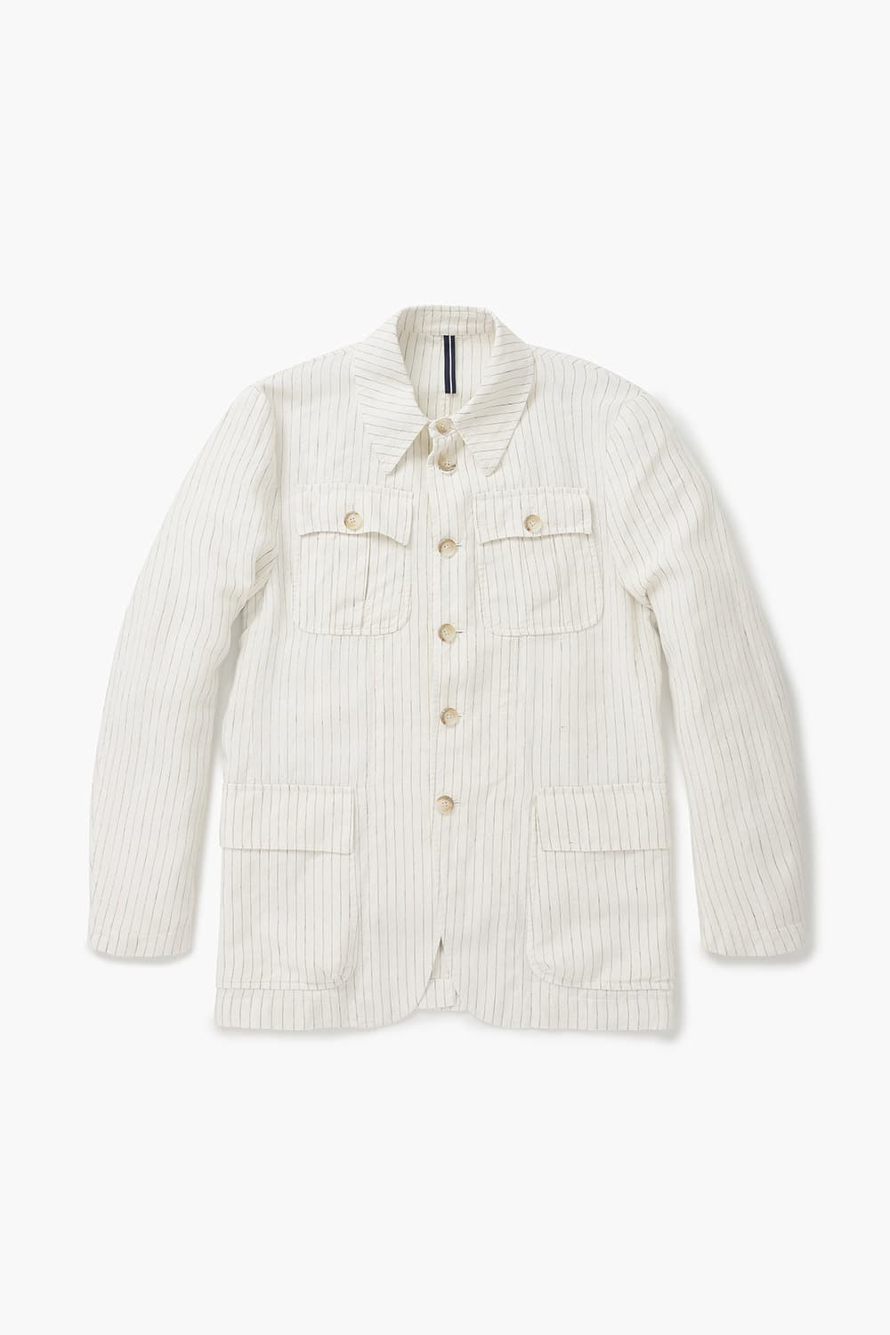 린넨 스트라이프 901 아이보리 캐주얼 자켓