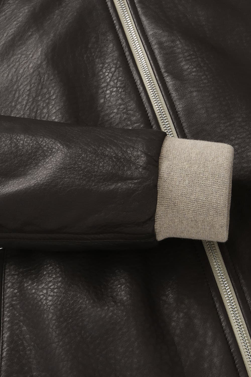 램스킨 스타디움 가죽 803 다크브라운 점퍼