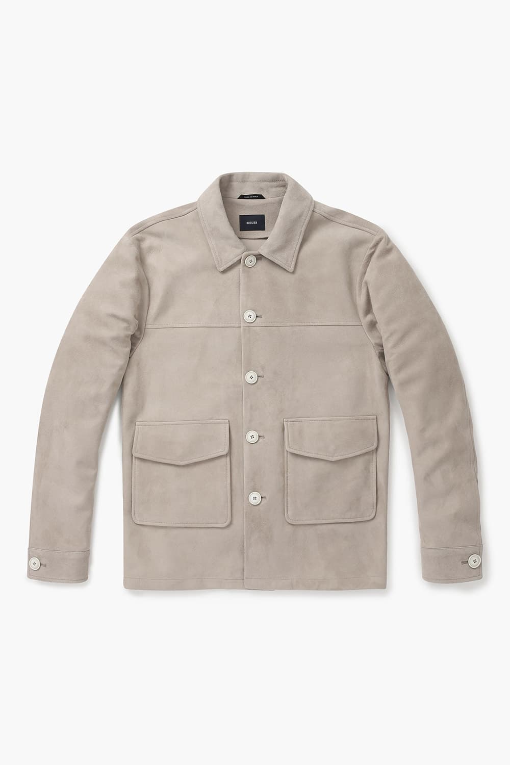 램스킨 셔츠형 801 베이지 캐주얼 자켓