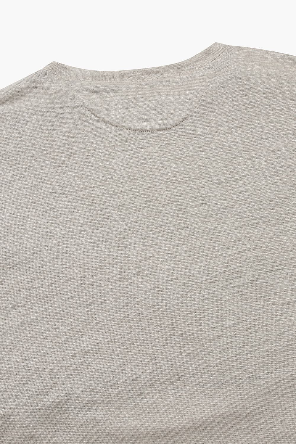 린넨 포켓 오버사이즈 003 라이트베이지 반소매 티셔츠