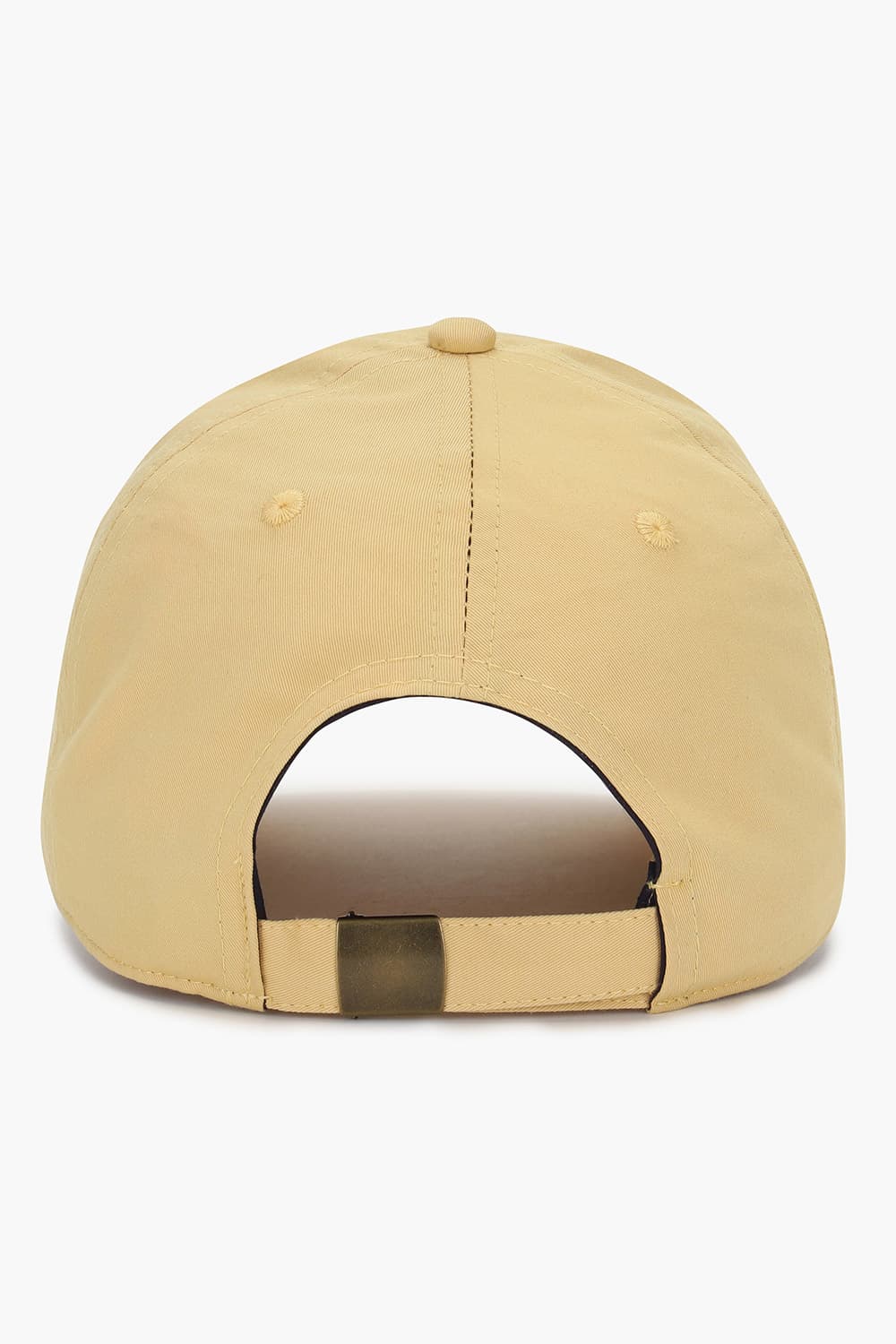 코튼 일러스트 H 로고 004 라이트옐로우 볼캡