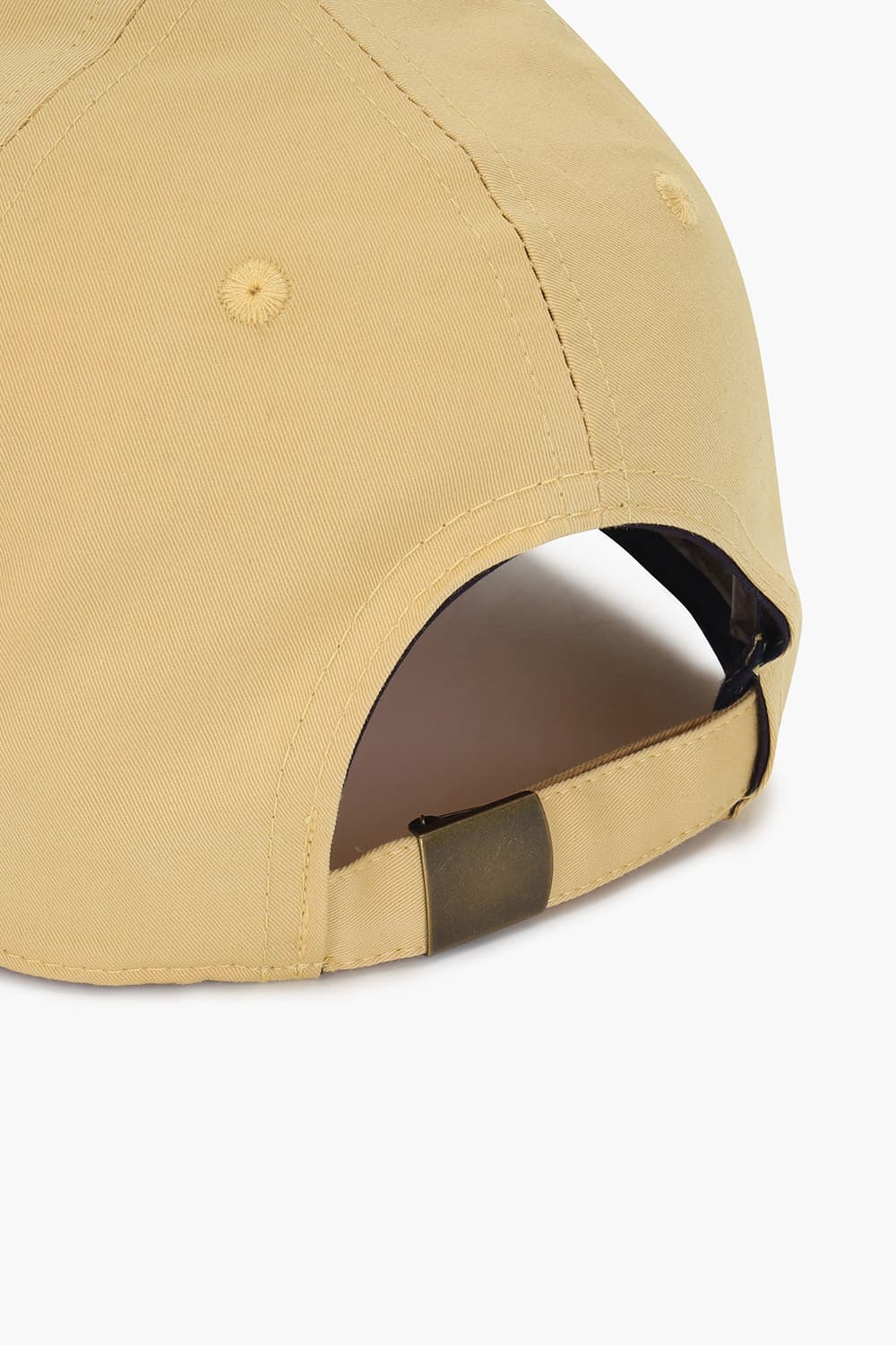 코튼 일러스트 H 로고 004 라이트옐로우 볼캡