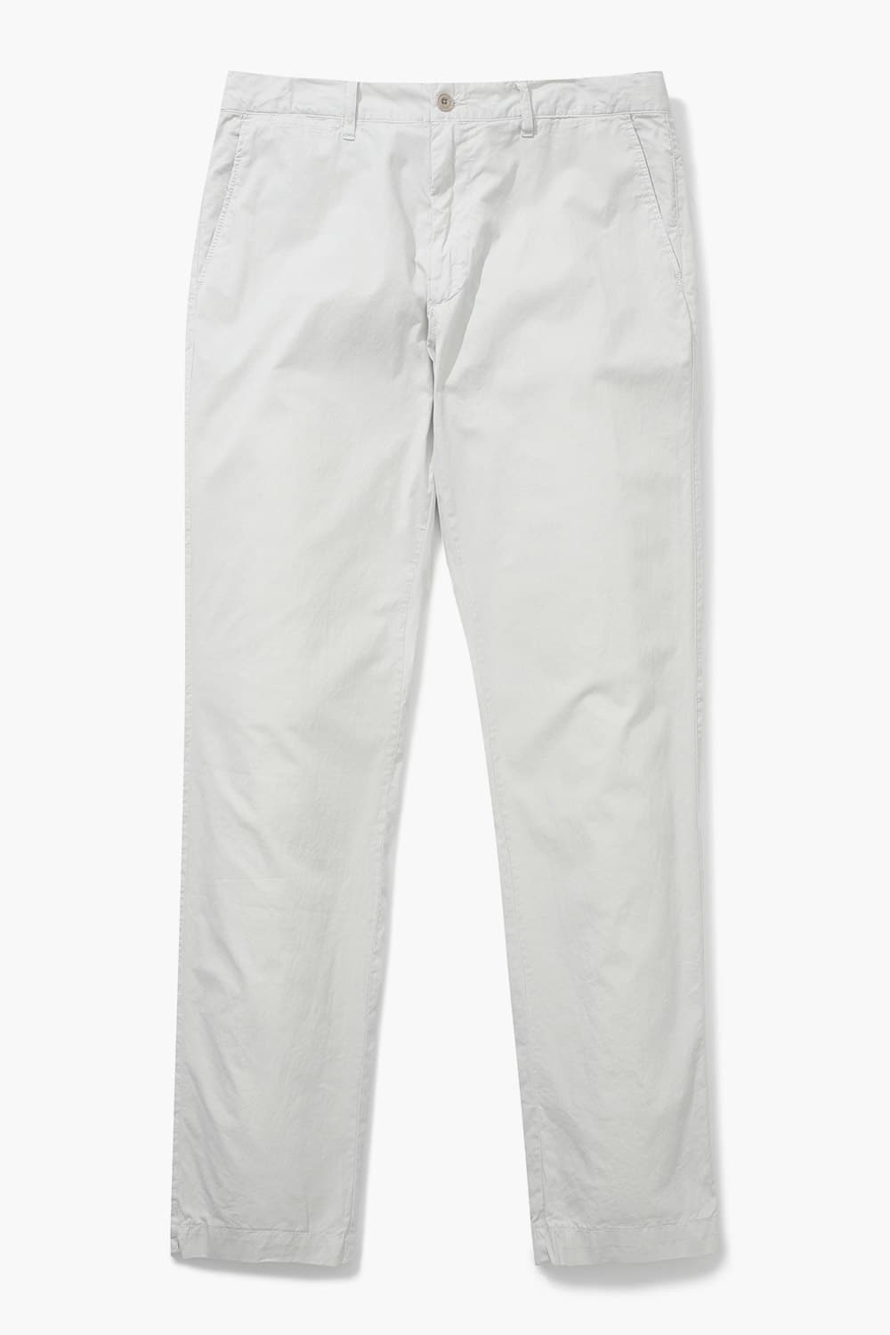 TYRON 코튼 테이퍼드 001 화이트 팬츠