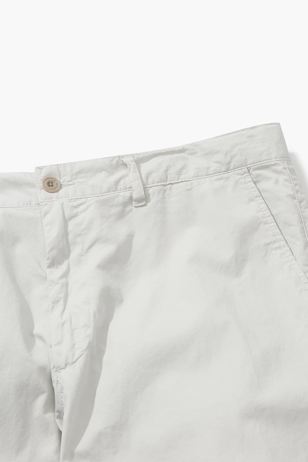 TYRON 코튼 테이퍼드 001 화이트 팬츠
