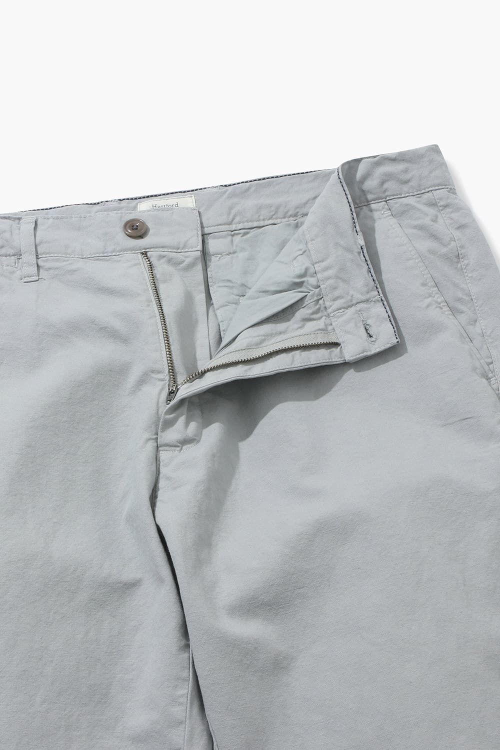 TYRON 린넨 혼방 테이퍼드 003 라이트그레이 팬츠