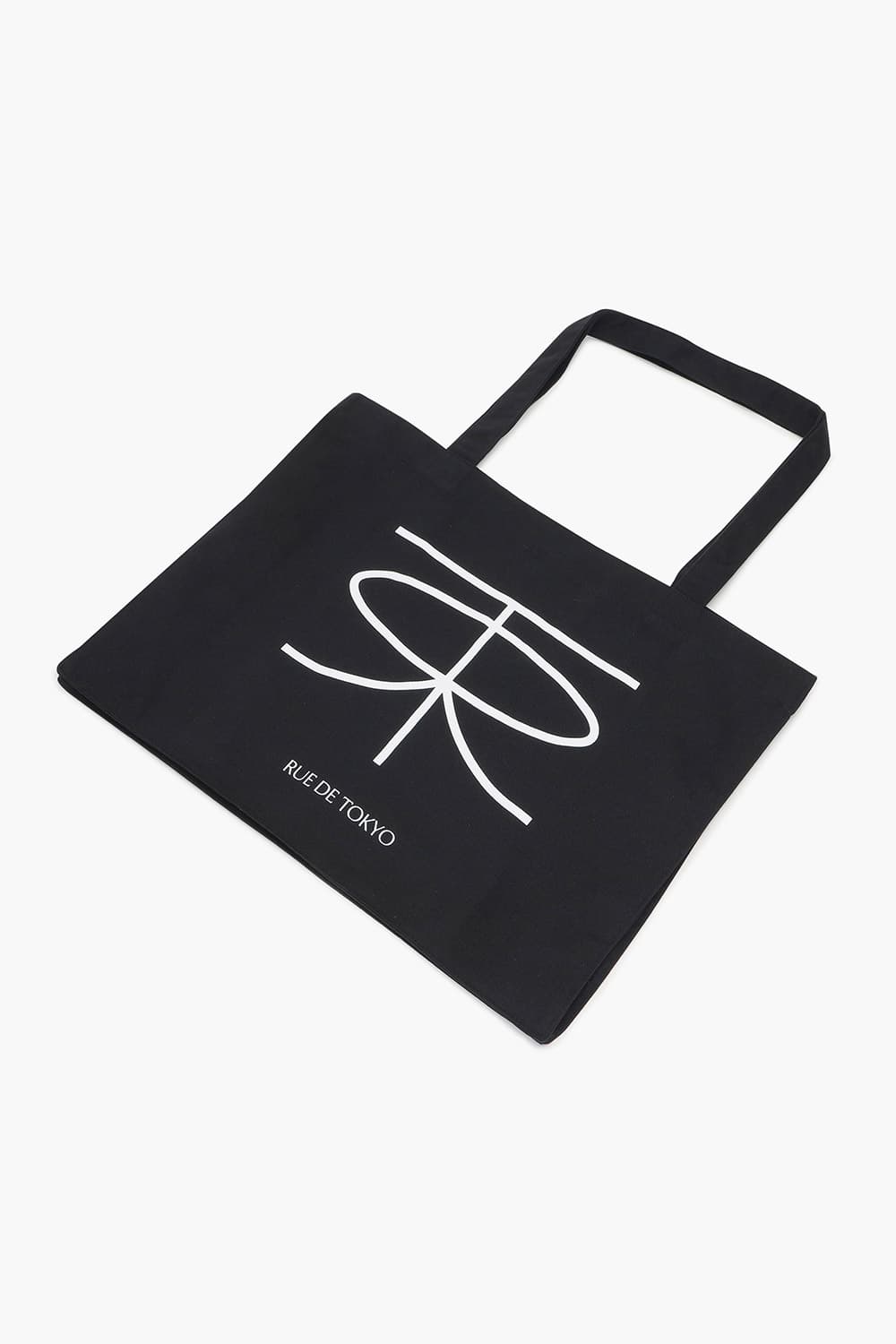 코튼 빅 로고 에코 001 블랙 숄더백