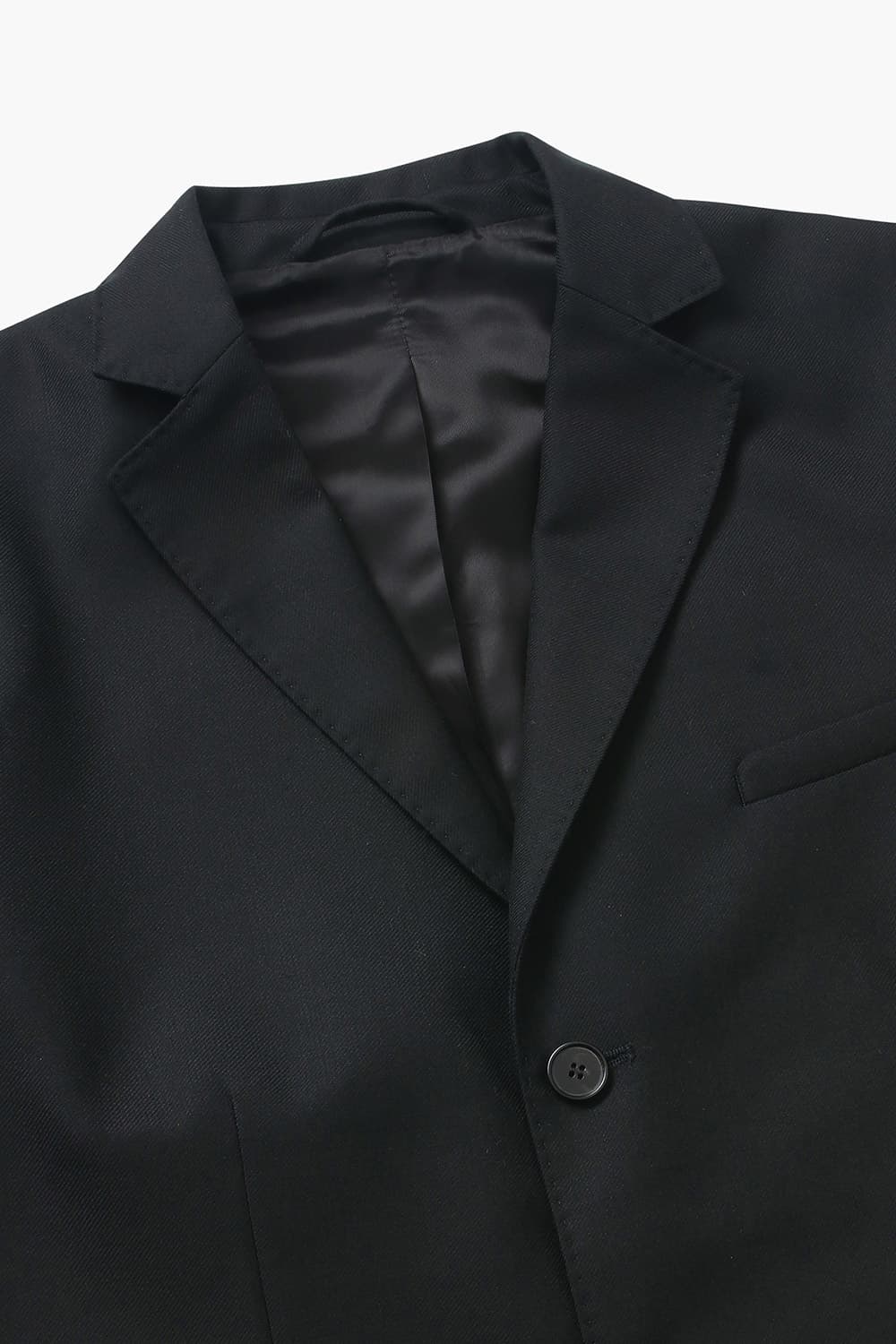 CASPIAN 울 혼방 001 블랙 테일러드 자켓