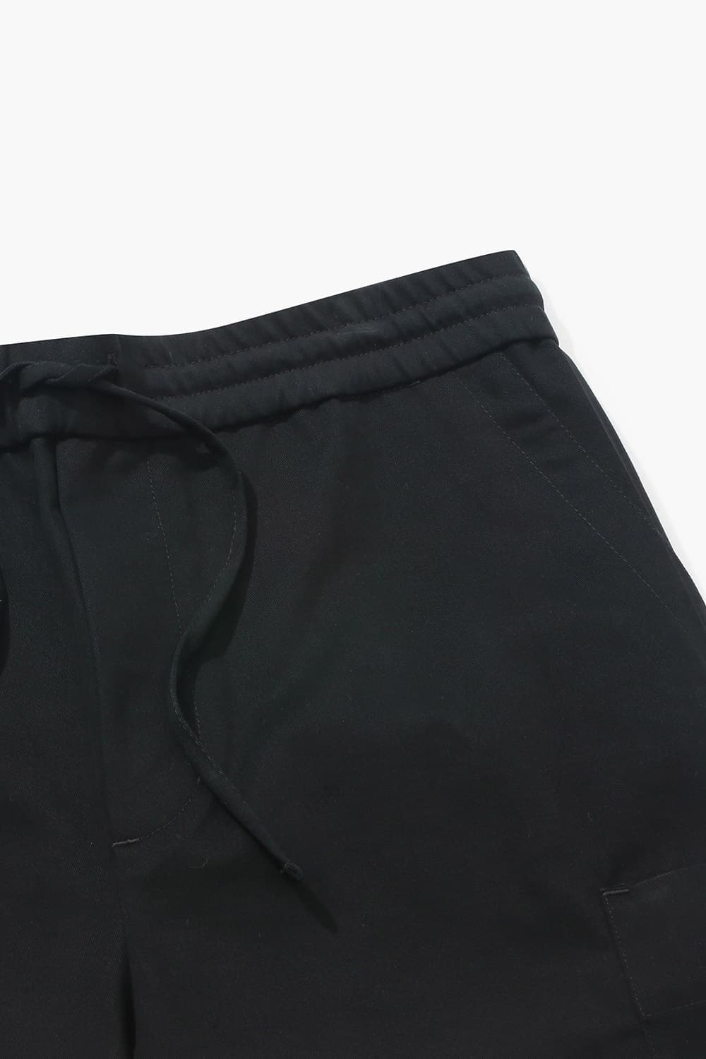 PEDRO 코튼 드로우스트링 밴딩 003 블랙 쇼츠