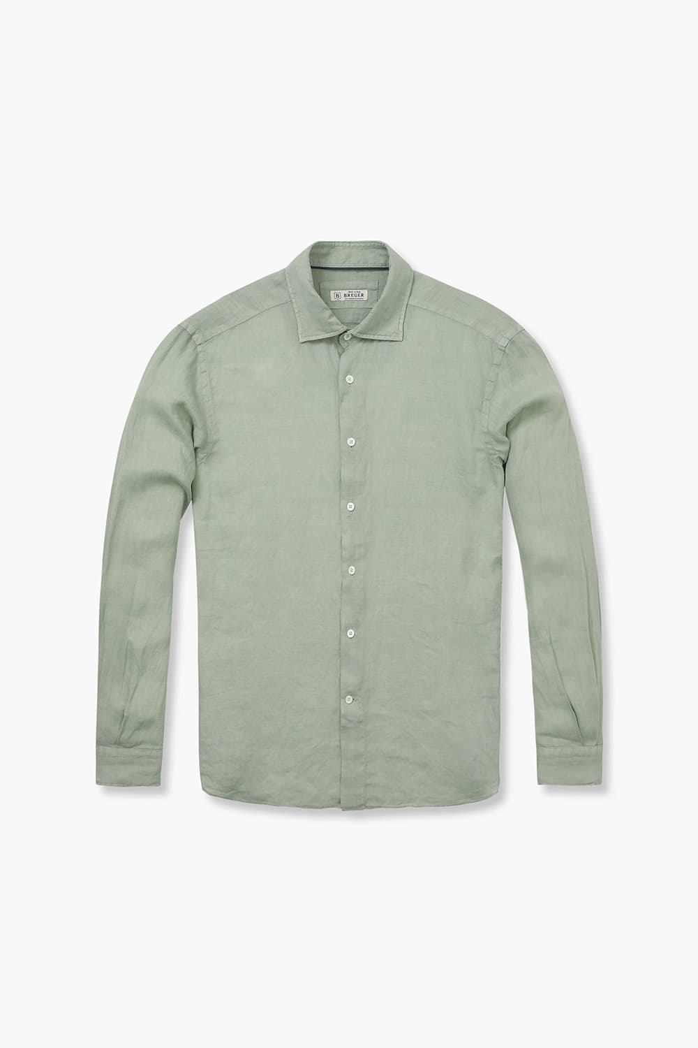 린넨 베이직 307 라이트그린 셔츠