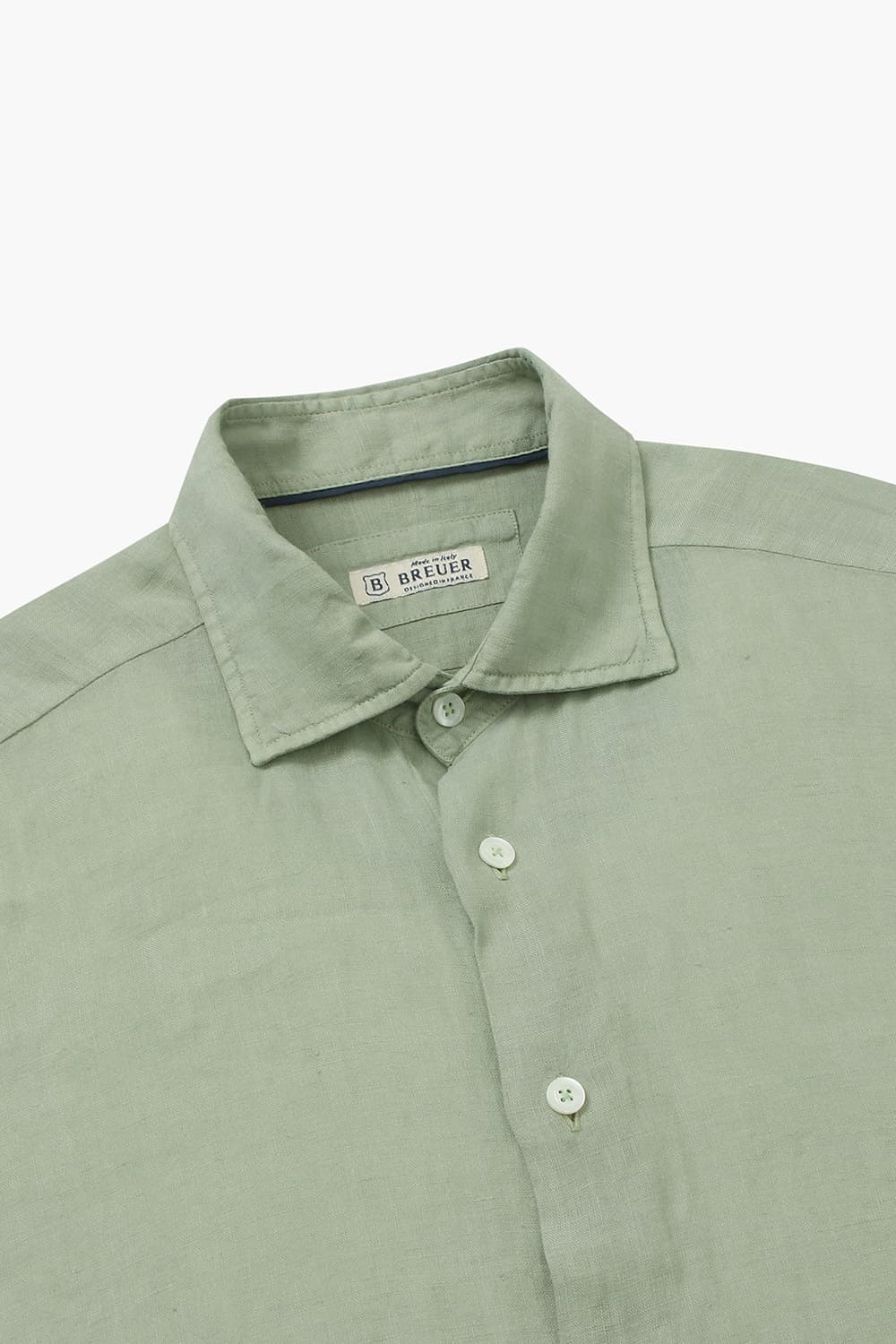 린넨 베이직 307 라이트그린 셔츠