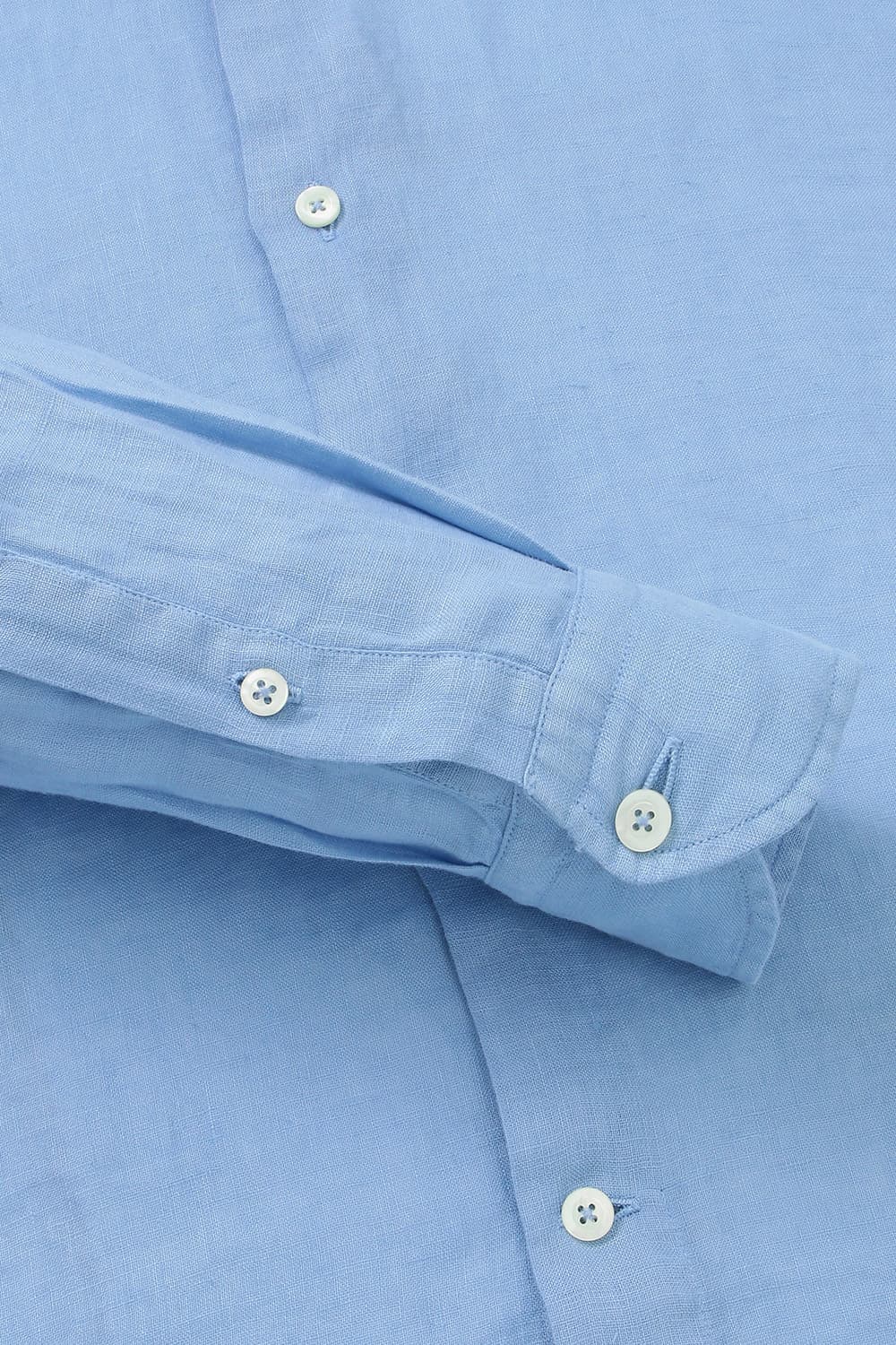 린넨 베이직 307 블루 셔츠