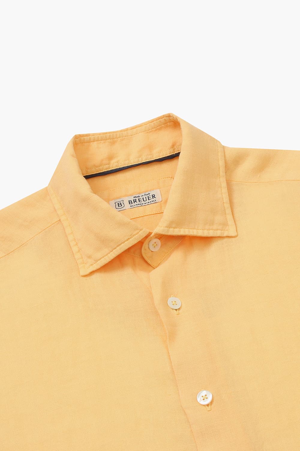 린넨 베이직 307 옐로우 셔츠