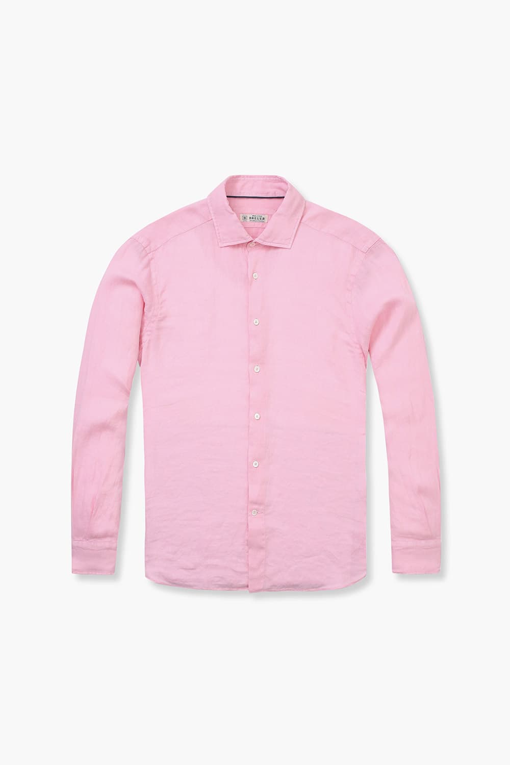 린넨 베이직 307 핑크 셔츠