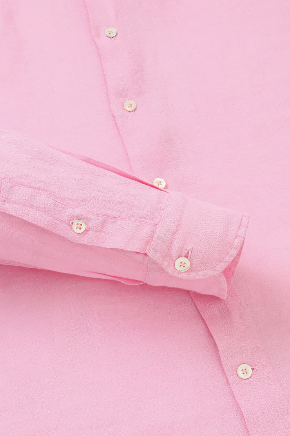 린넨 베이직 307 핑크 셔츠