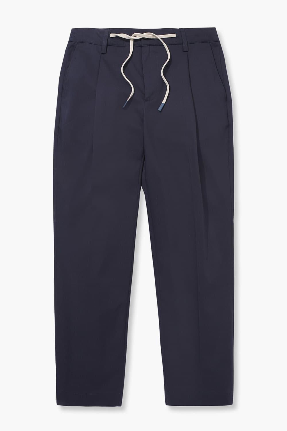 코튼 드로우스트링 세미와이드 805 다크네이비 팬츠