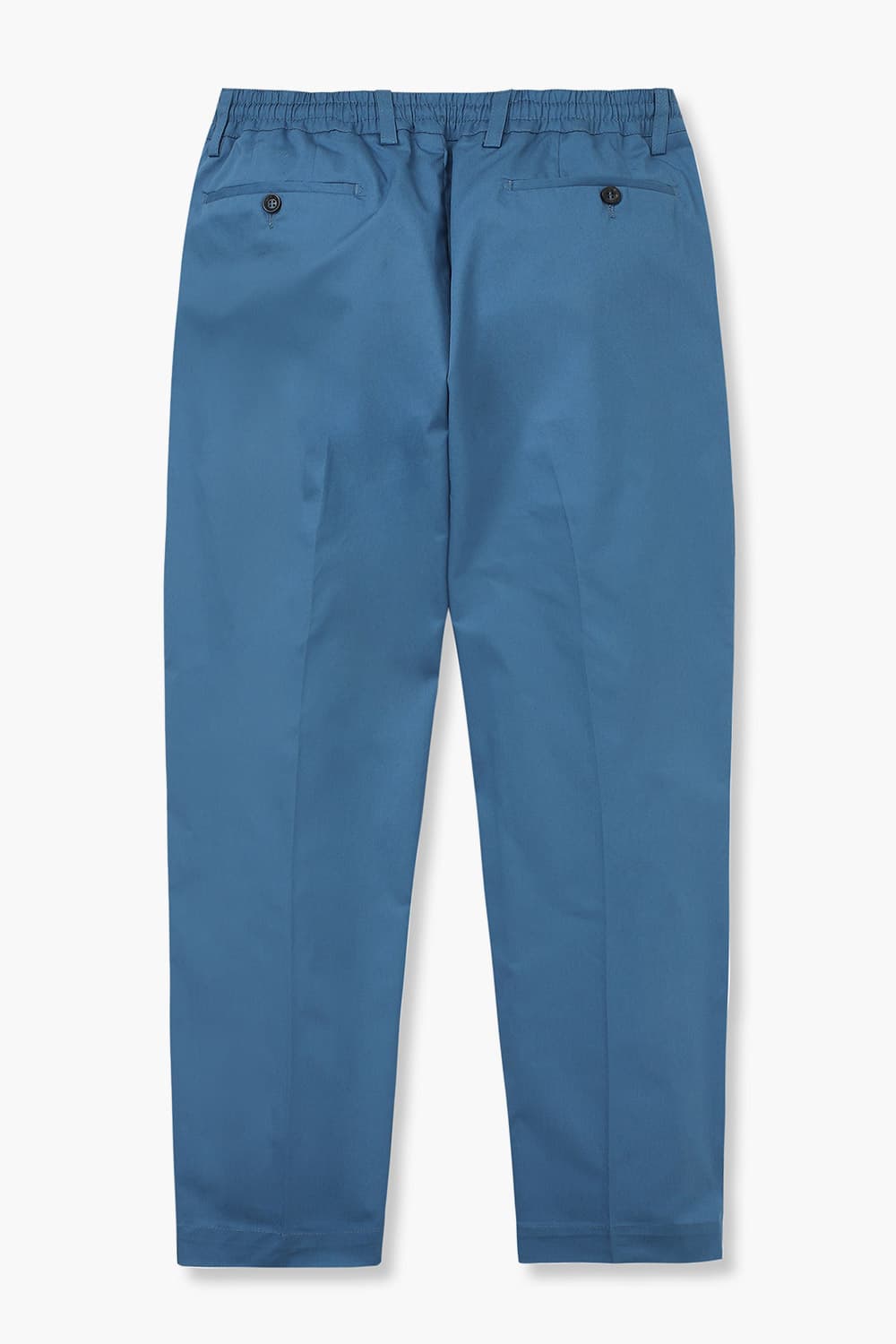 코튼 드로우스트링 세미와이드 805 블루 팬츠