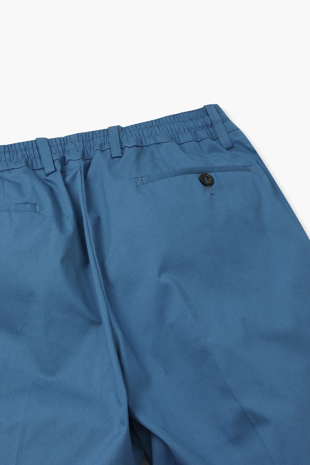 코튼 드로우스트링 세미와이드 805 블루 팬츠