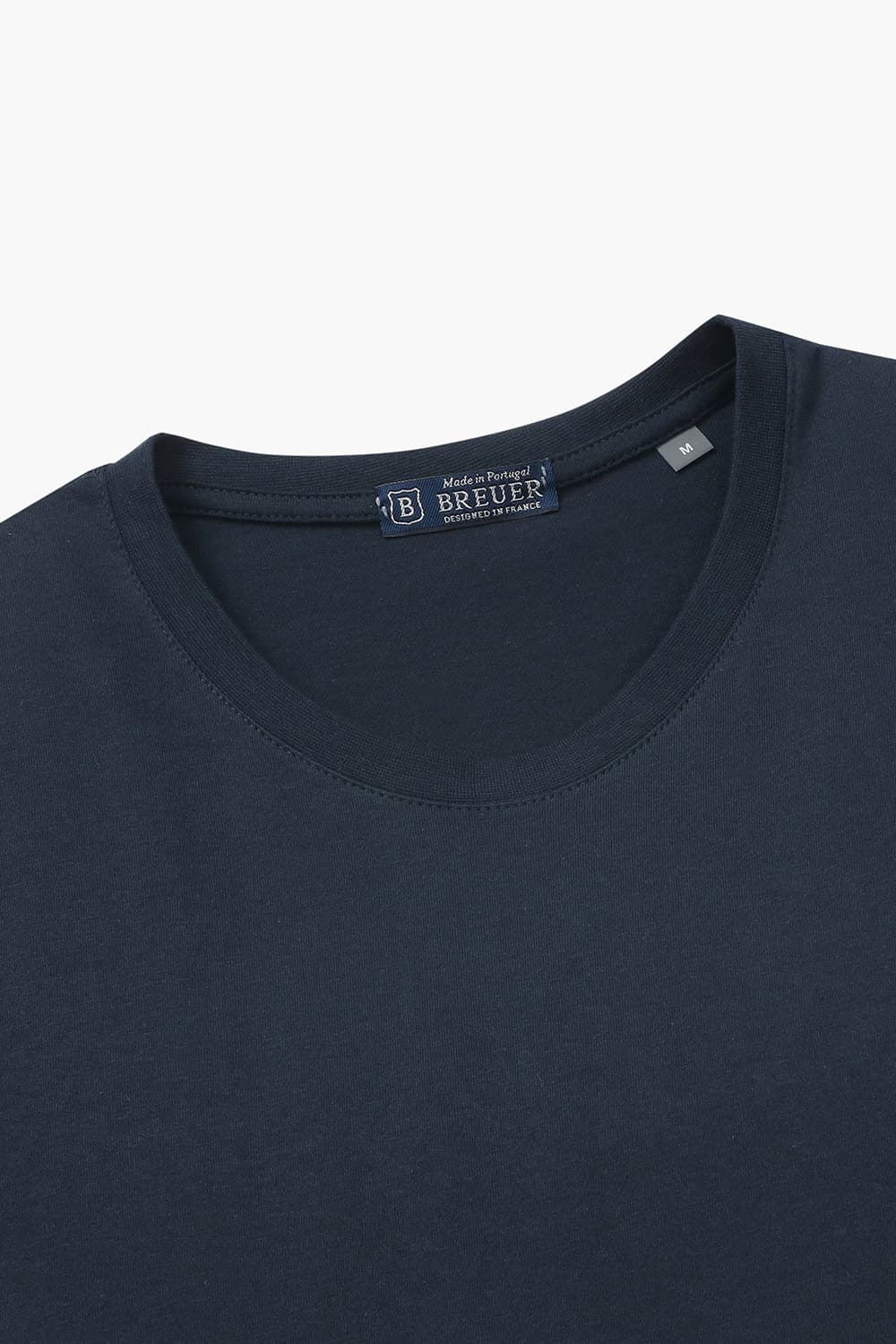 코튼 베이직 크루넥 512 다크네이비 반소매 티셔츠