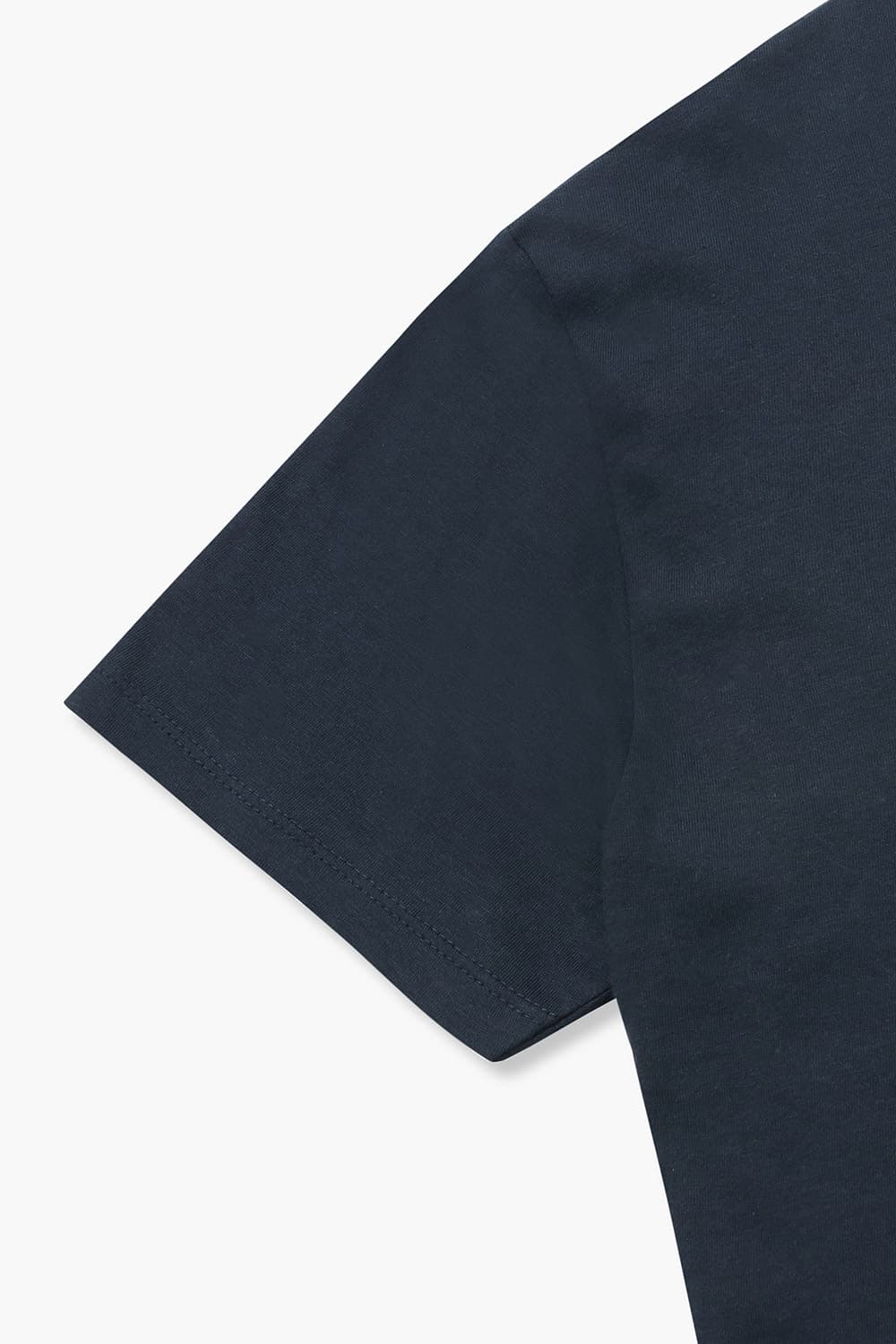 코튼 베이직 크루넥 512 다크네이비 반소매 티셔츠