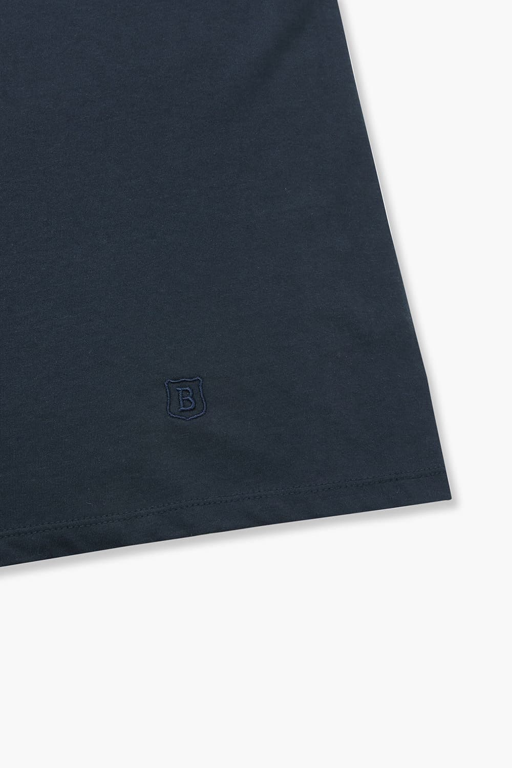 코튼 베이직 크루넥 512 다크네이비 반소매 티셔츠