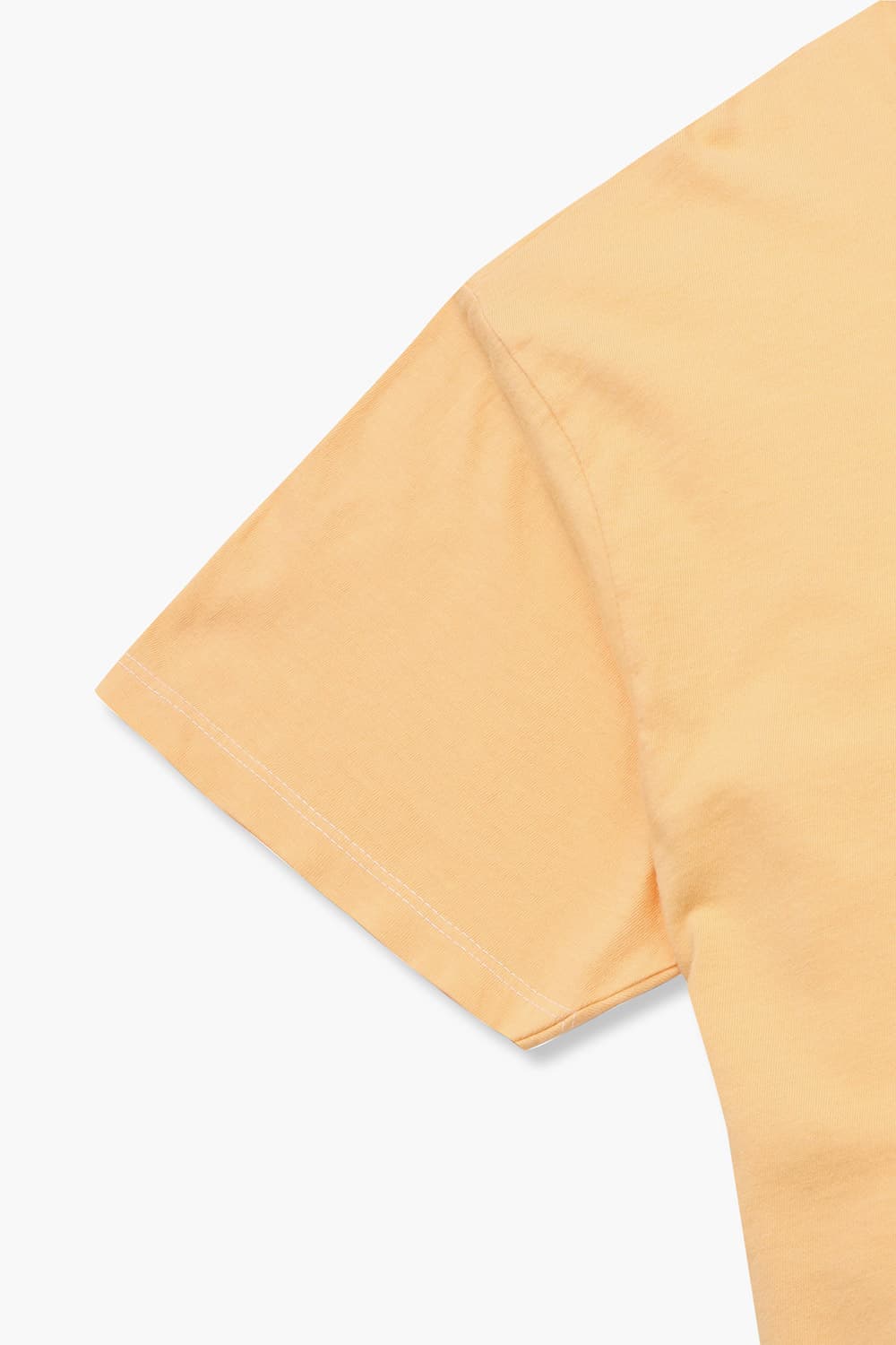 코튼 베이직 크루넥 512 옐로우 반소매 티셔츠