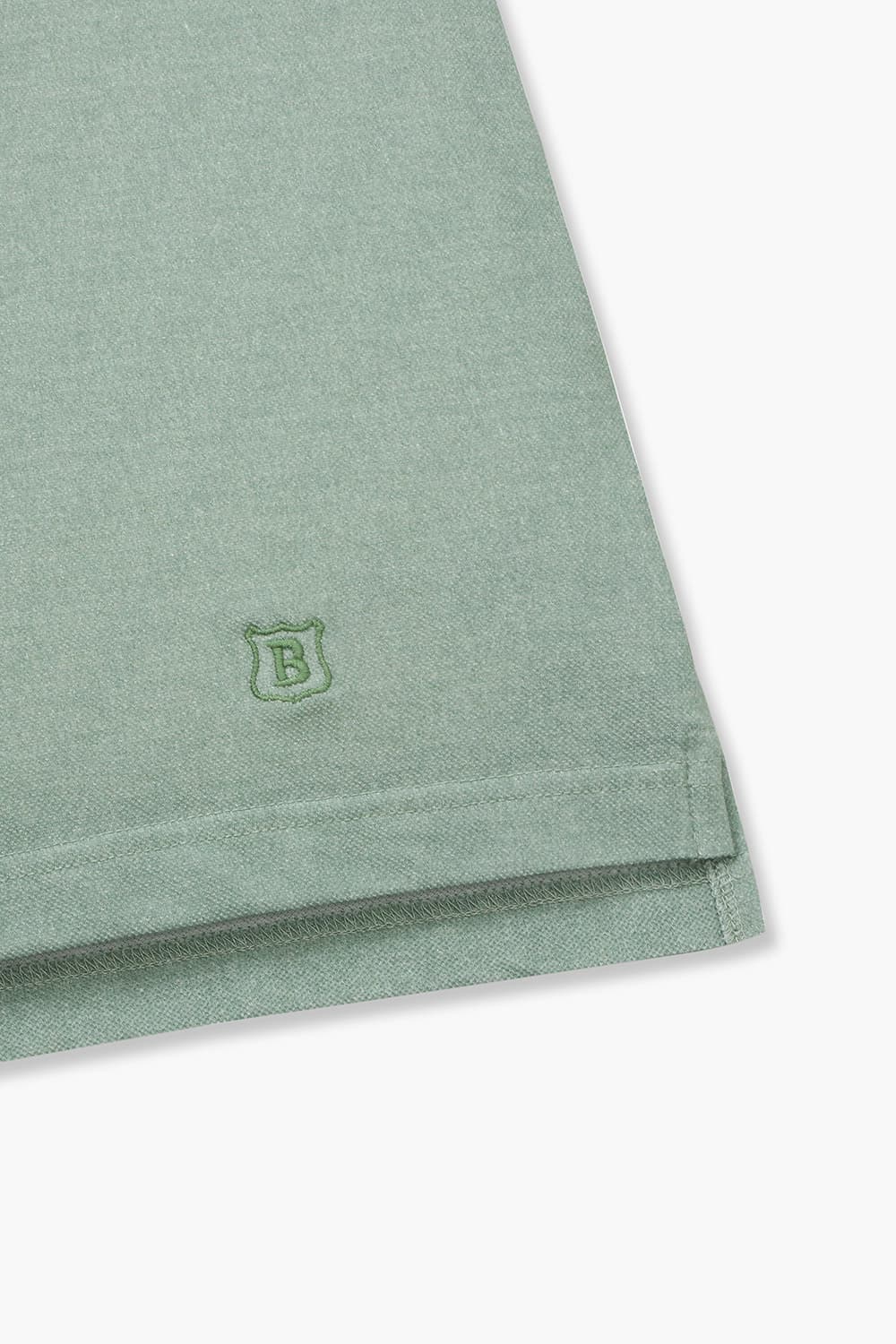 코튼 포켓 폴로 504 라이트그린 반소매 티셔츠