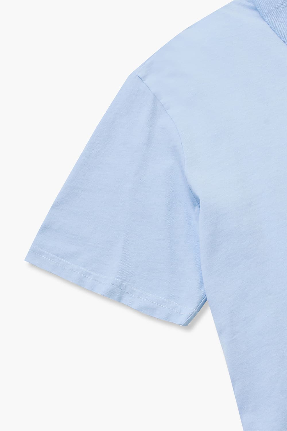 코튼 버튼 다운 502 라이트블루 반소매 티셔츠