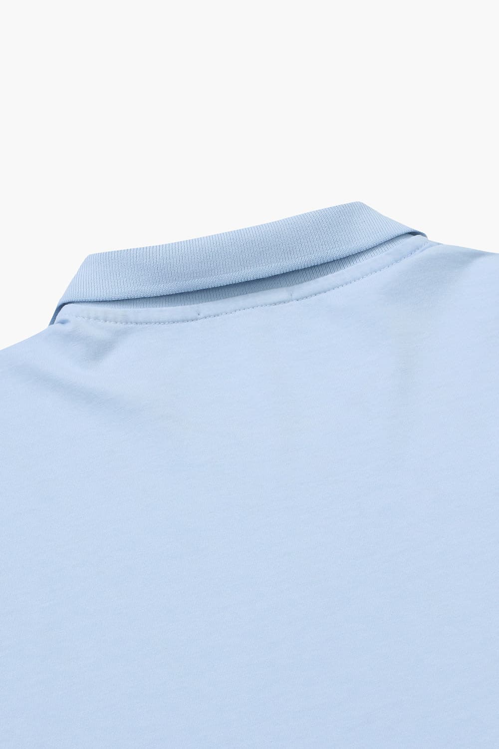 코튼 버튼 다운 502 라이트블루 반소매 티셔츠