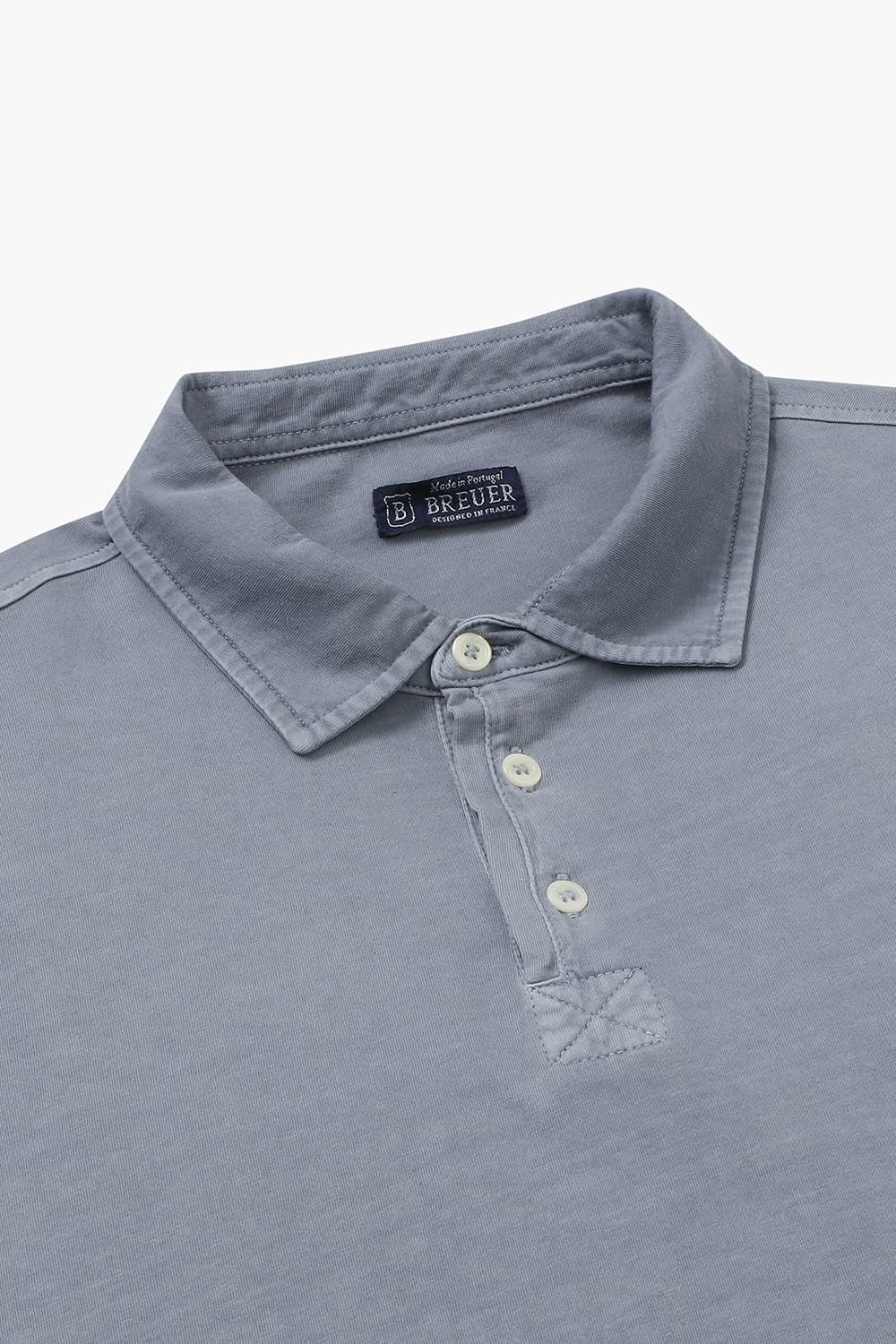 코튼 버튼 다운 포켓 501 그레이 반소매 티셔츠